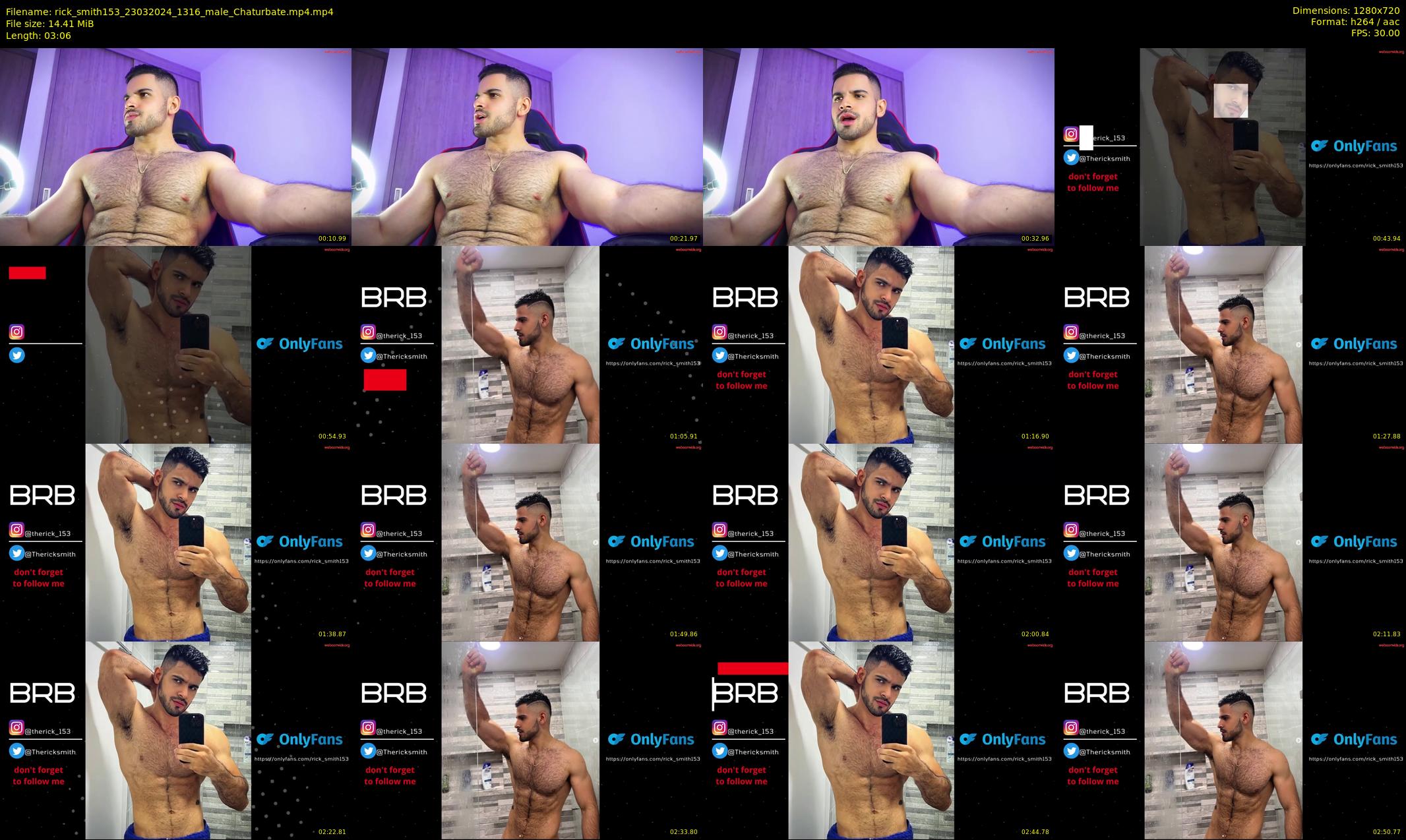 rick_smith153 — 4 minute Chaturbate male cam show recording, 720p, Mar 23, 2024