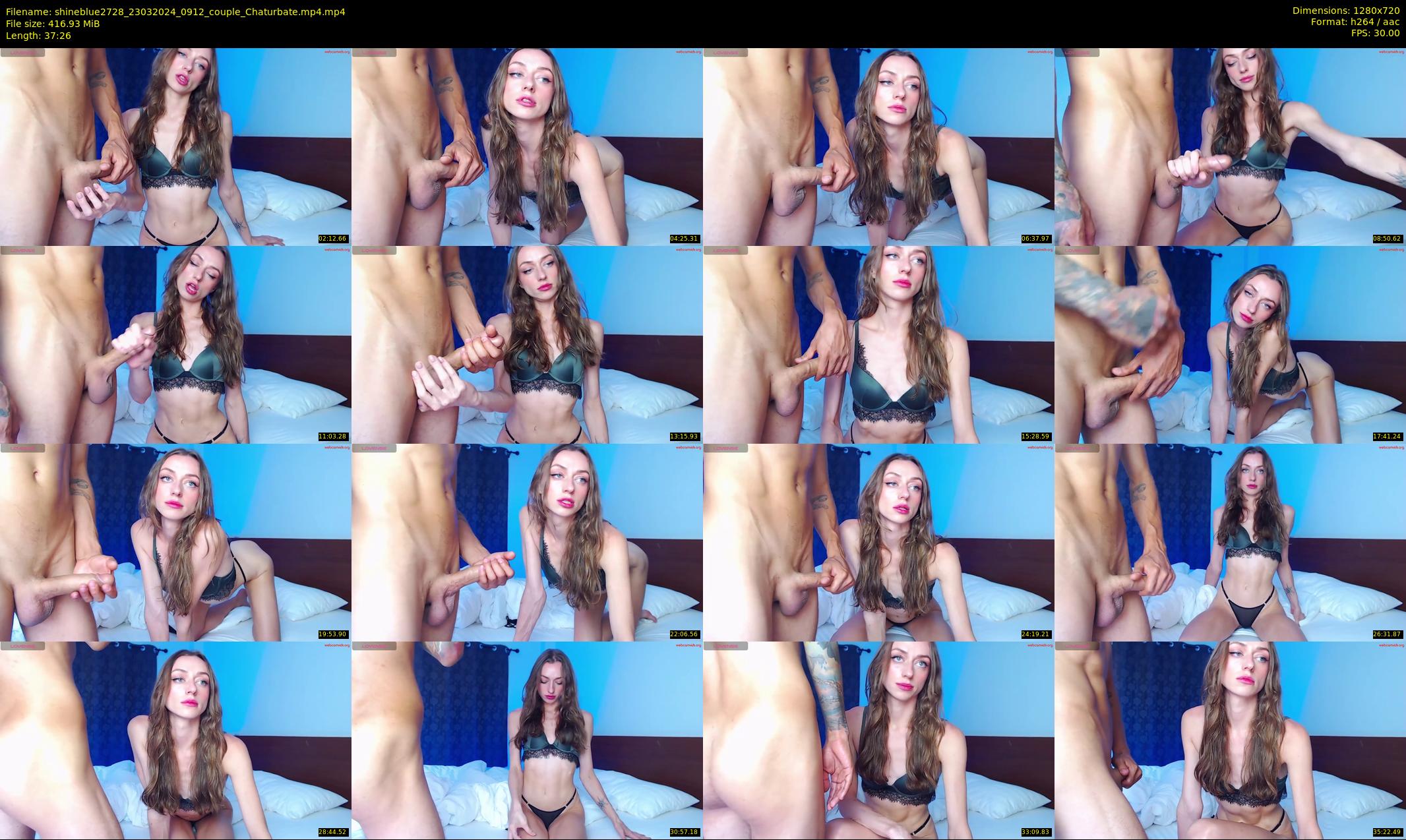 shineblue2728 — 38 minute Chaturbate couple cam show recording, 720p, Mar 23, 2024