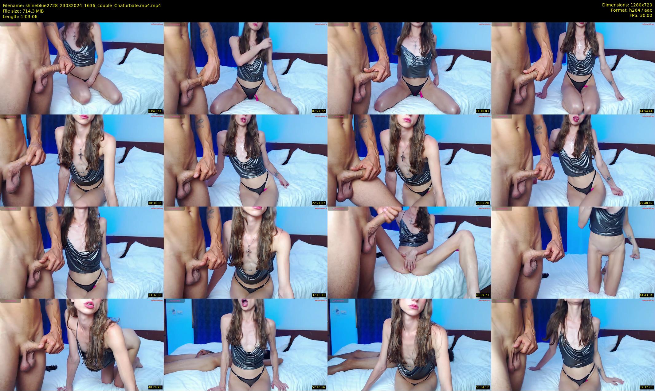 shineblue2728 — 64 minute Chaturbate couple cam show recording, 720p, Mar 23, 2024