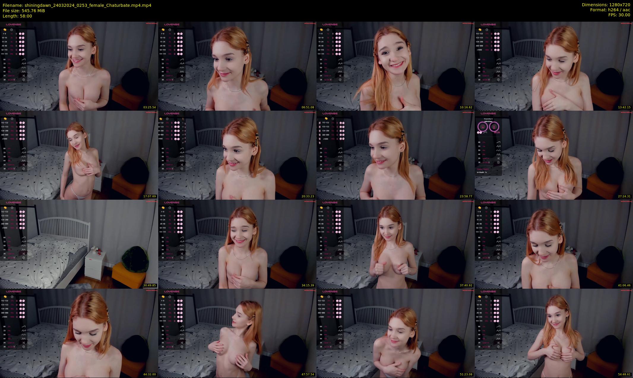 shiningdawn — 58 minute Chaturbate female cam show recording, 720p, Mar 24, 2024