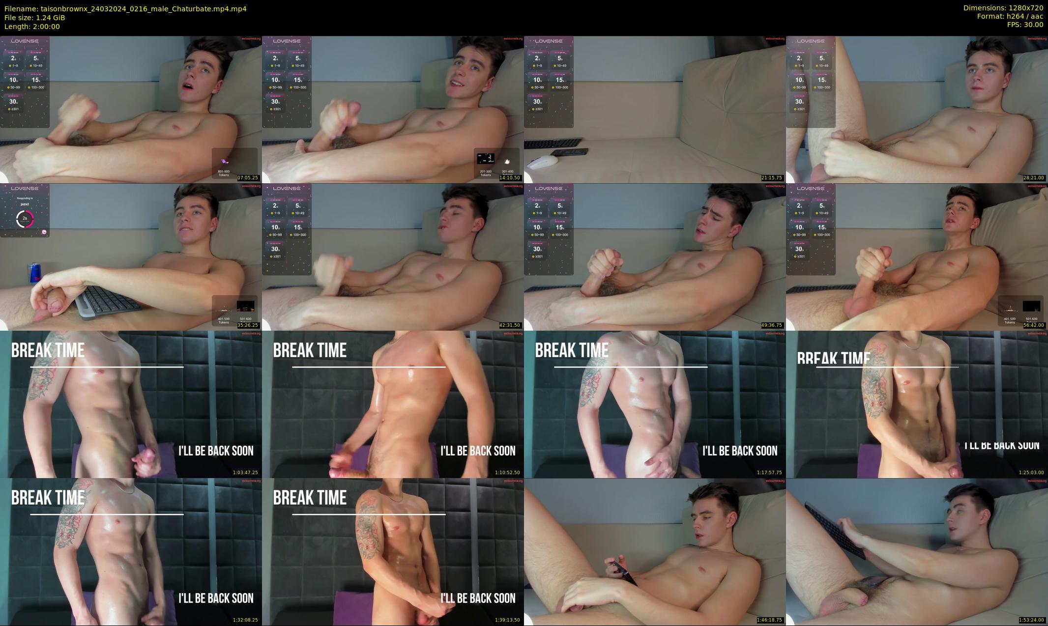 taisonbrownx — 120 minute Chaturbate male cam show recording, 720p, Mar 24, 2024