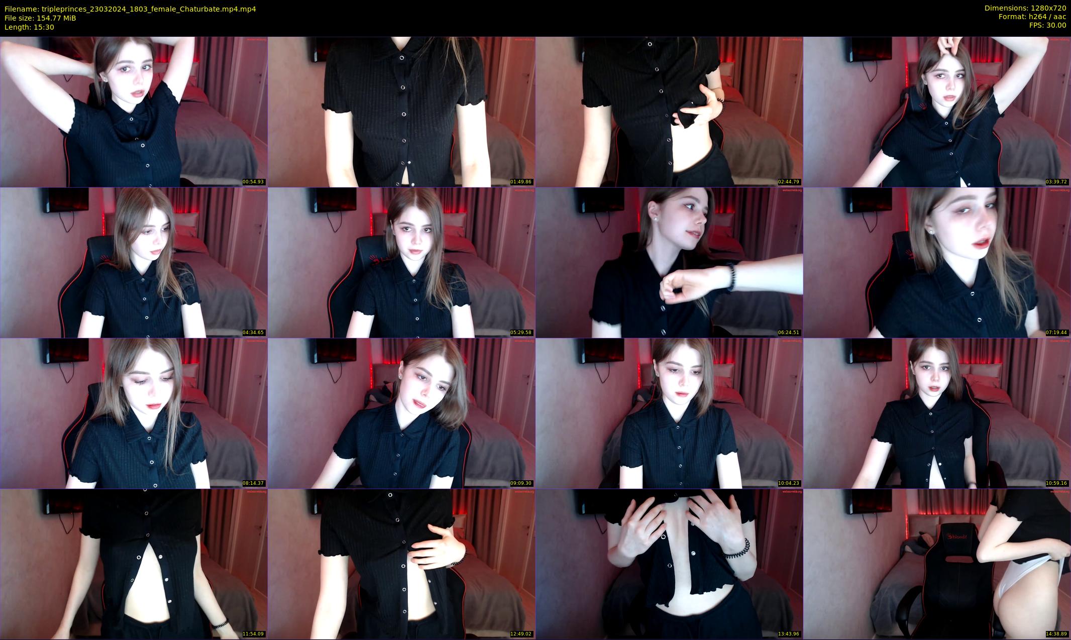 tripleprinces — 16 minute Chaturbate female cam show recording, 720p, Mar 23, 2024