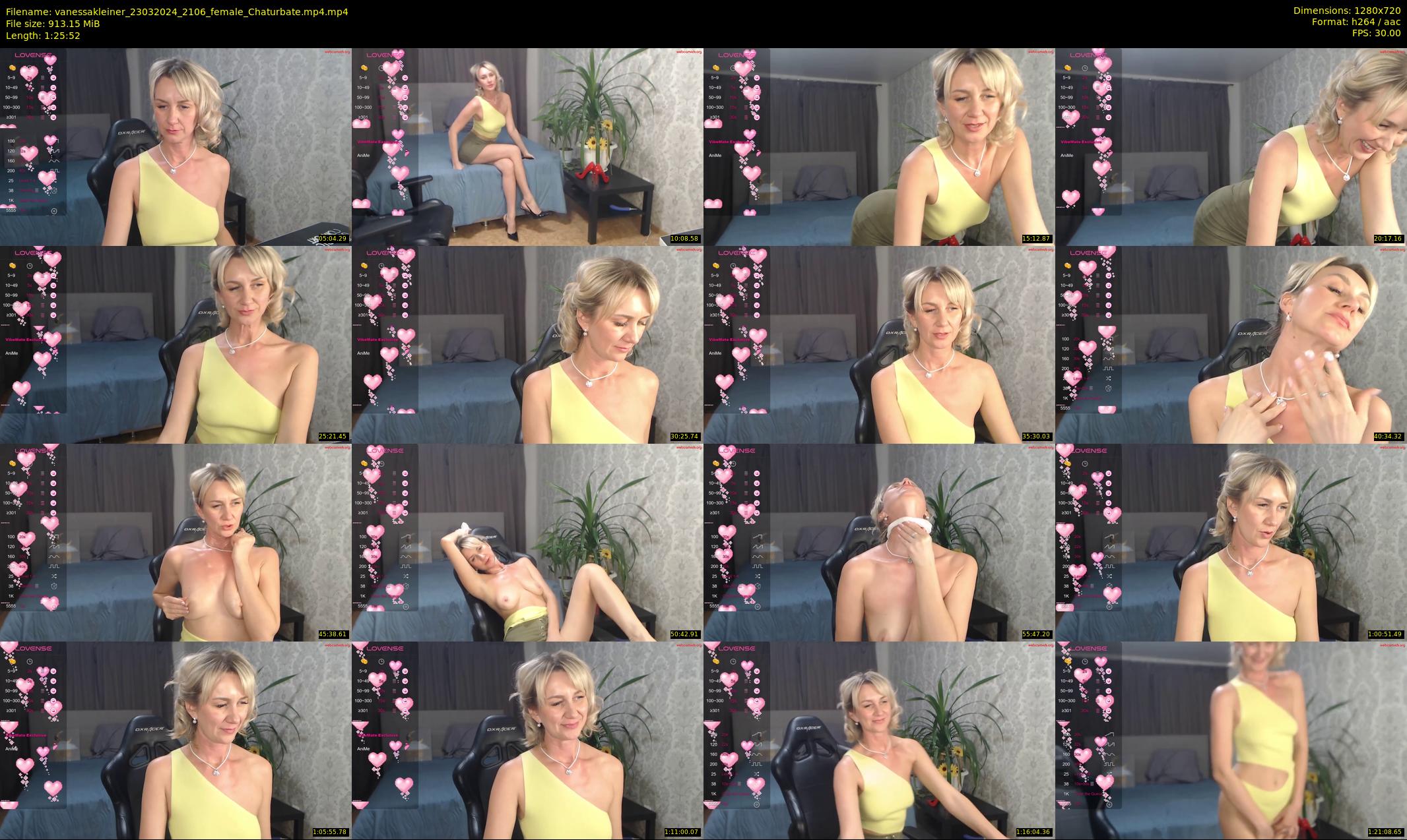 vanessakleiner — 86 minute Chaturbate female cam show recording, 720p, Mar 23, 2024