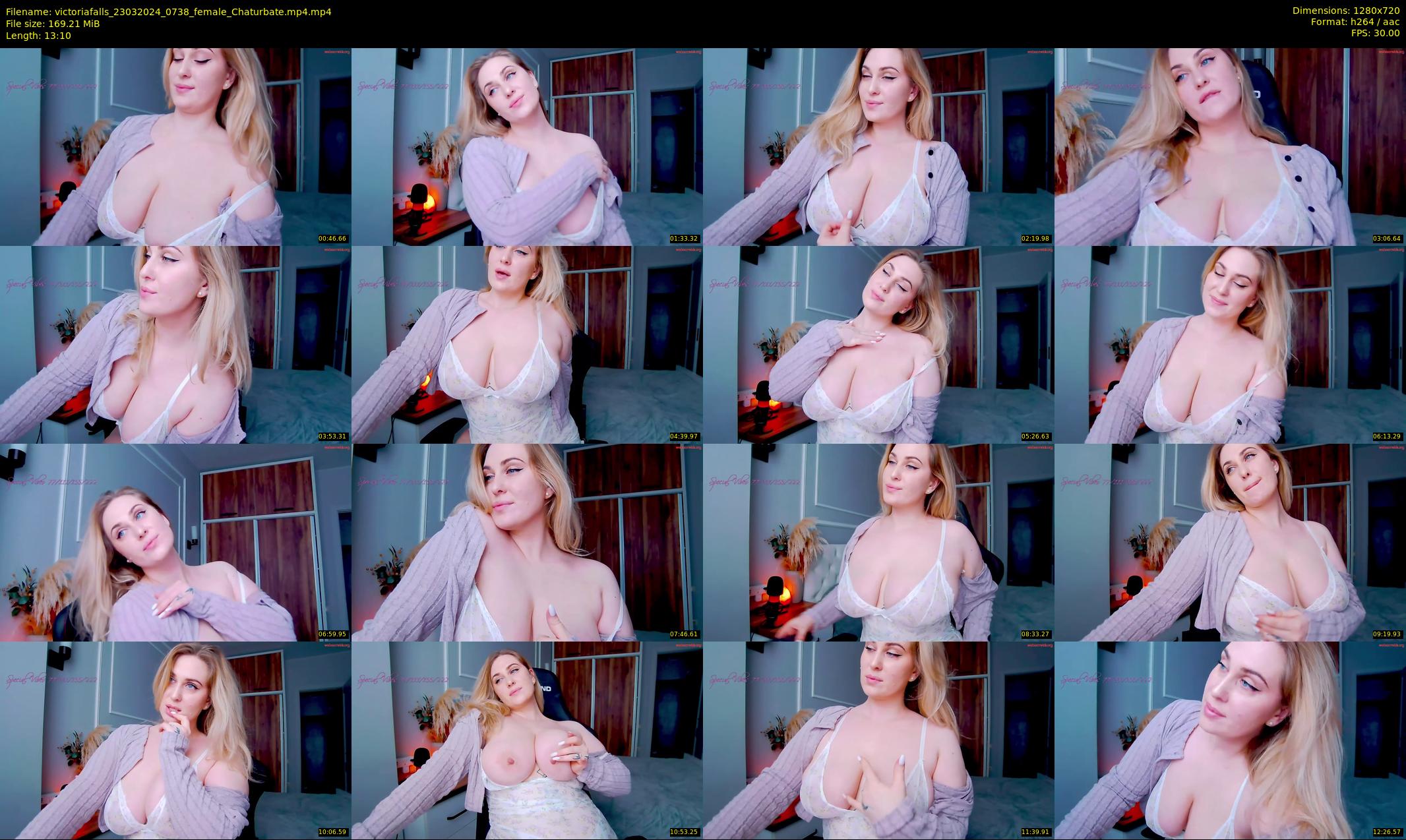 victoriafalls — 14 minute Chaturbate female cam show recording, 720p, Mar 23, 2024