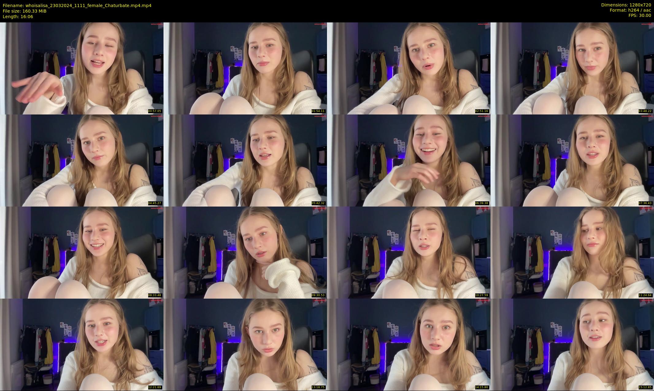 whoisalisa — 17 minute Chaturbate female cam show recording, 720p, Mar 23, 2024
