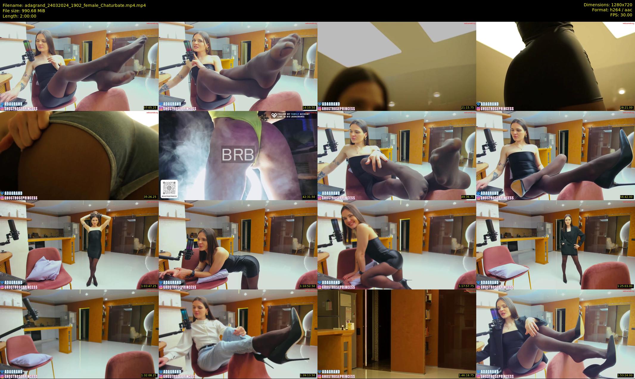 adagrand — 120 minute Chaturbate female cam show recording, 720p, Mar 24, 2024