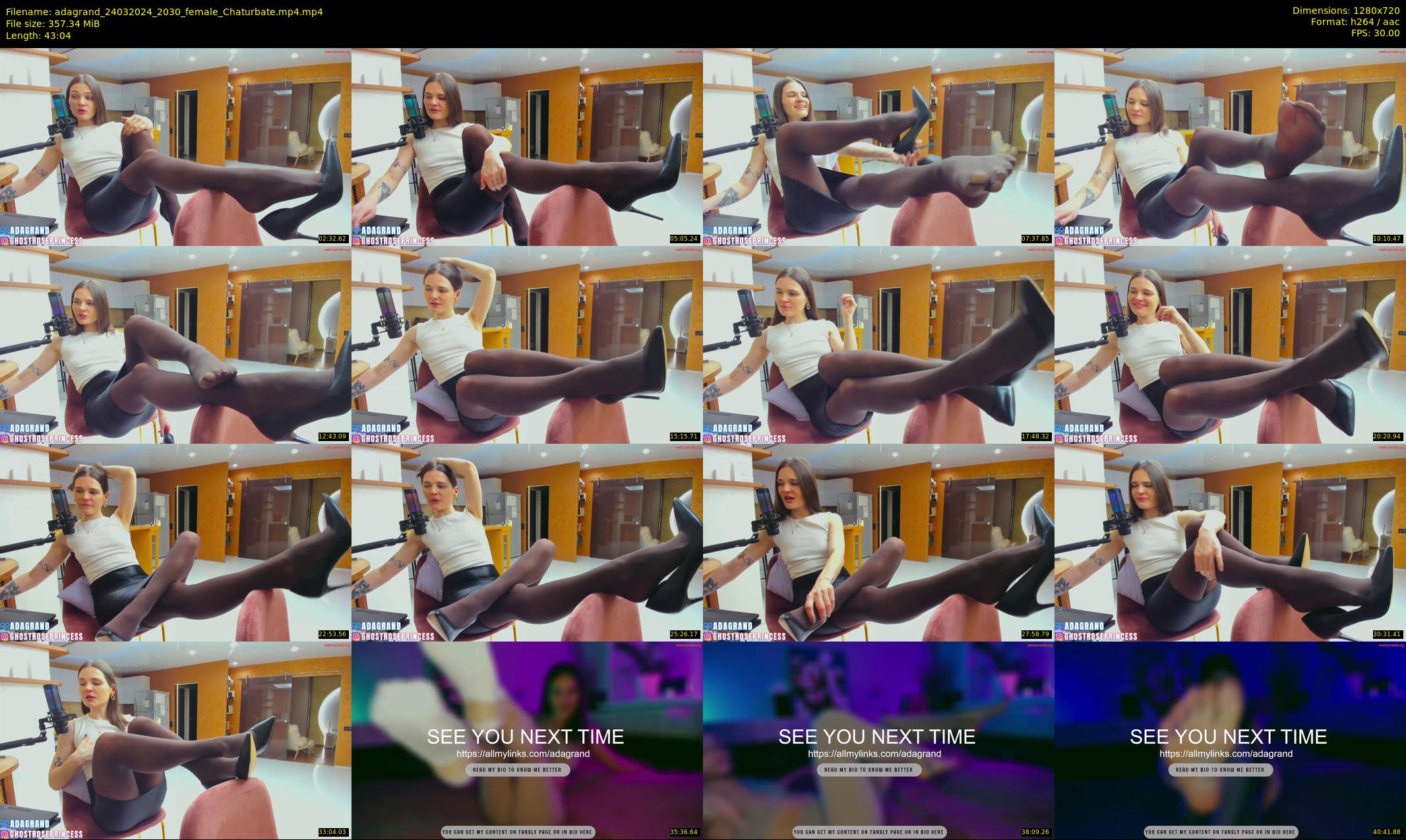 adagrand — 44 minute Chaturbate female cam show recording, 720p, Mar 24, 2024