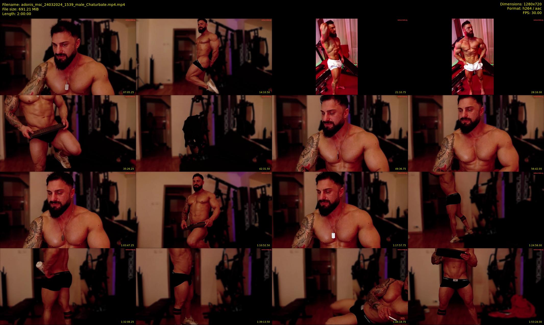 adonis_msc — 120 minute Chaturbate male cam show recording, 720p, Mar 24, 2024