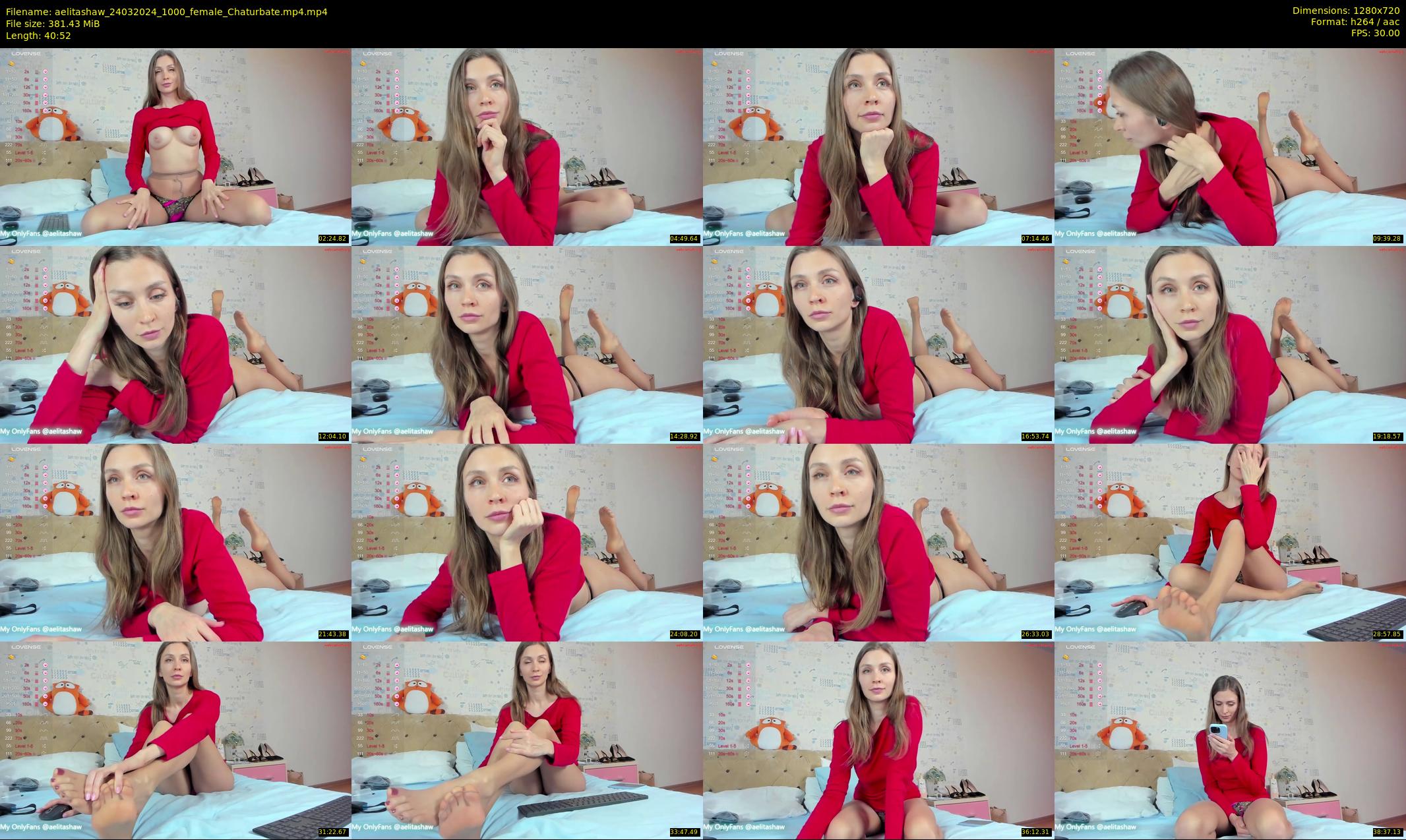 aelitashaw — 41 minute Chaturbate female cam show recording, 720p, Mar 24, 2024