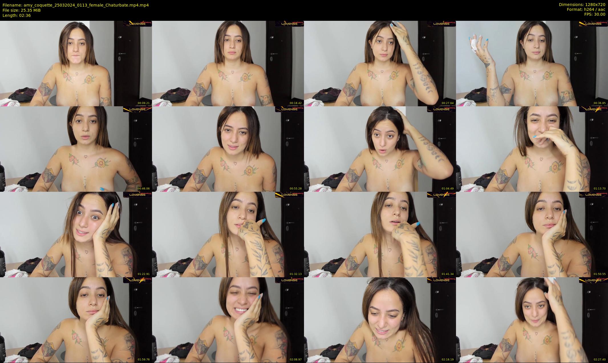amy_coquette — 3 minute Chaturbate female cam show recording, 720p, Mar 25, 2024