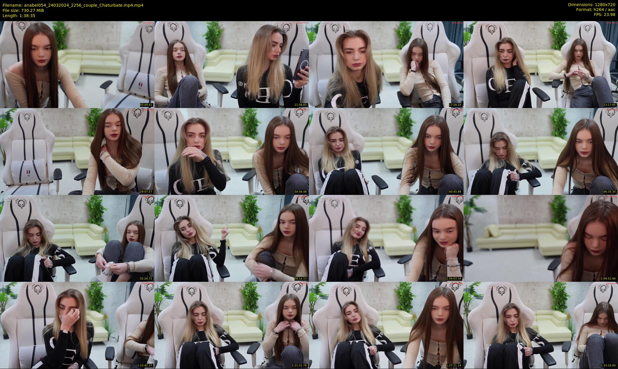 anabel054 — 99 minute Chaturbate female cam show recording, 720p, Mar 24, 2024
