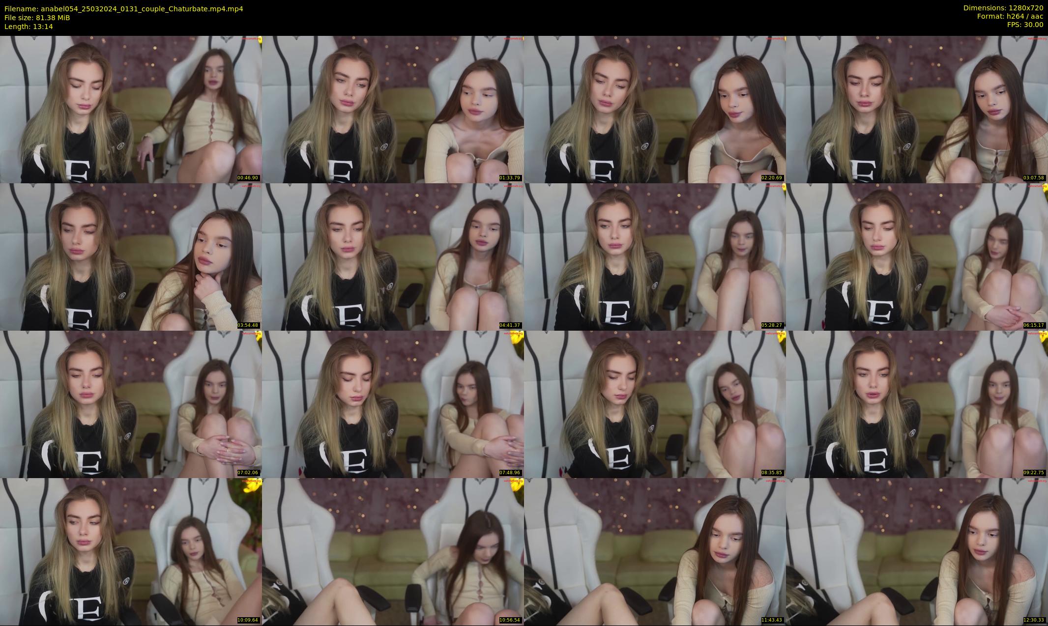 anabel054 — 14 minute Chaturbate female cam show recording, 720p, Mar 25, 2024