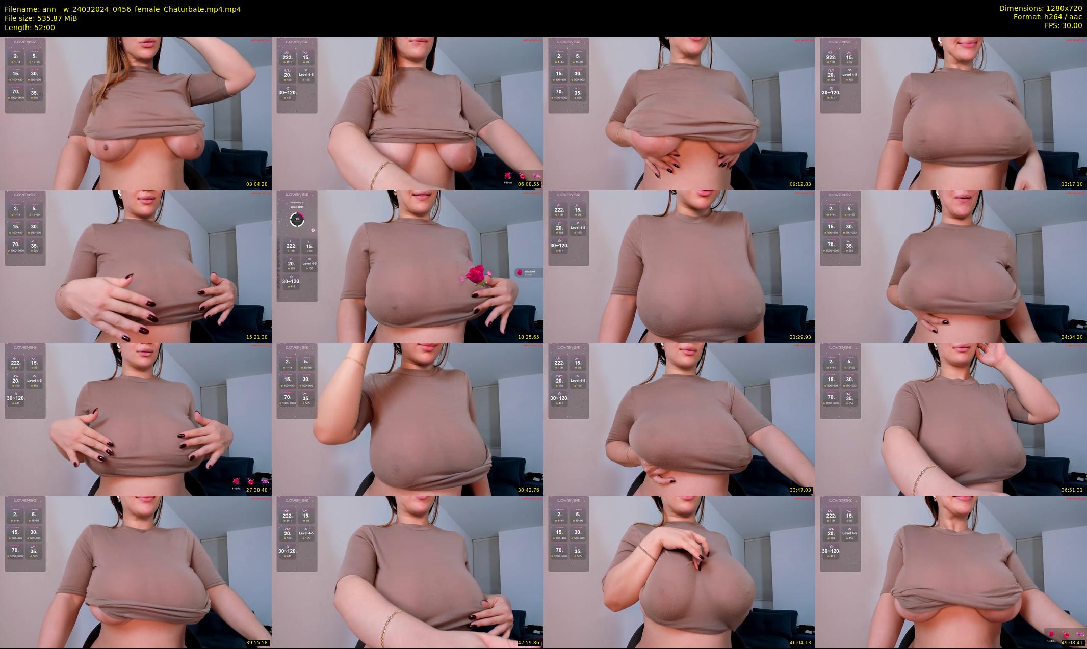 ann__w — 52 minute Chaturbate female cam show recording, 720p, Mar 24, 2024