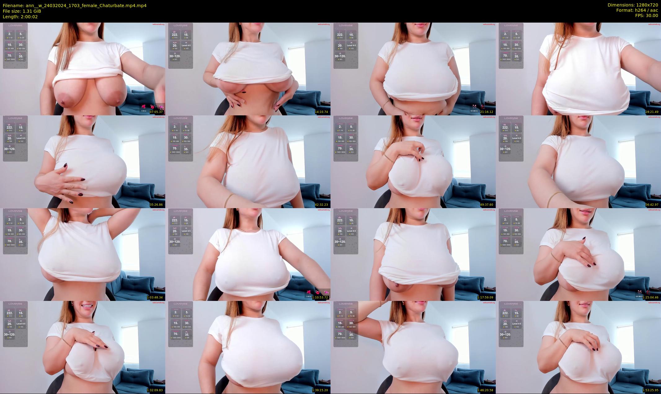 ann__w — 121 minute Chaturbate female cam show recording, 720p, Mar 24, 2024