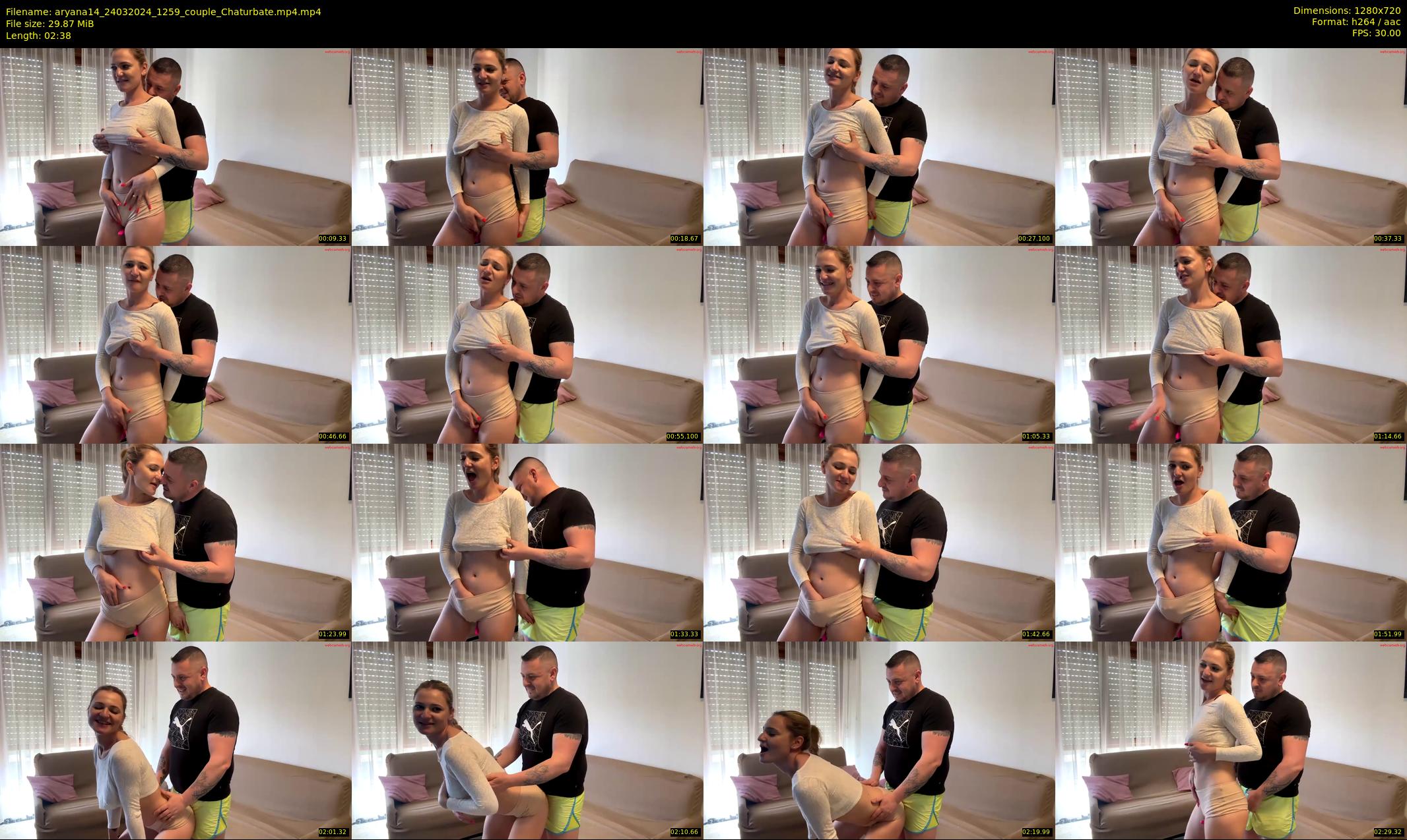 aryana14 — 3 minute Chaturbate couple cam show recording, 720p, Mar 24, 2024