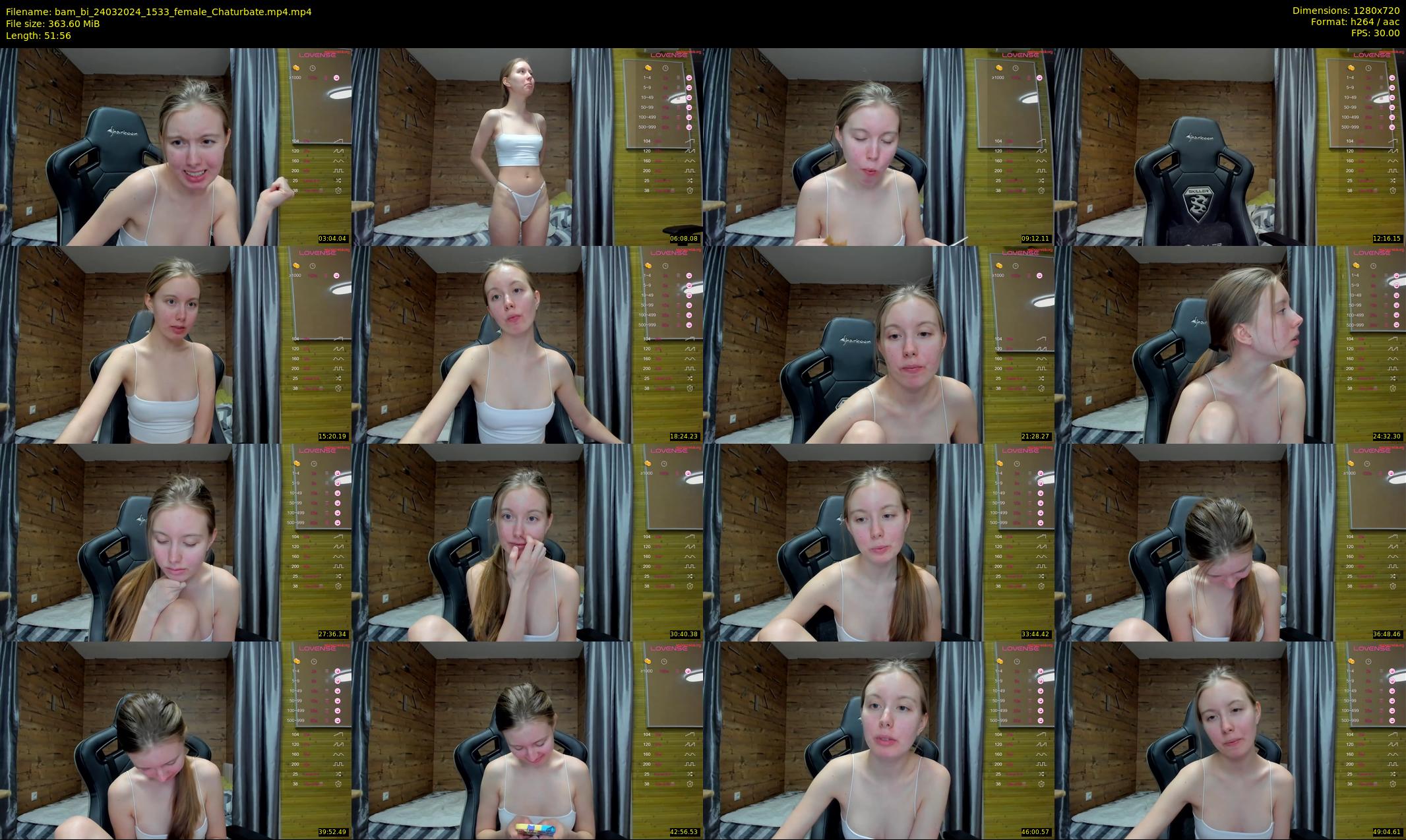bam_bi — 52 minute Chaturbate female cam show recording, 720p, Mar 24, 2024