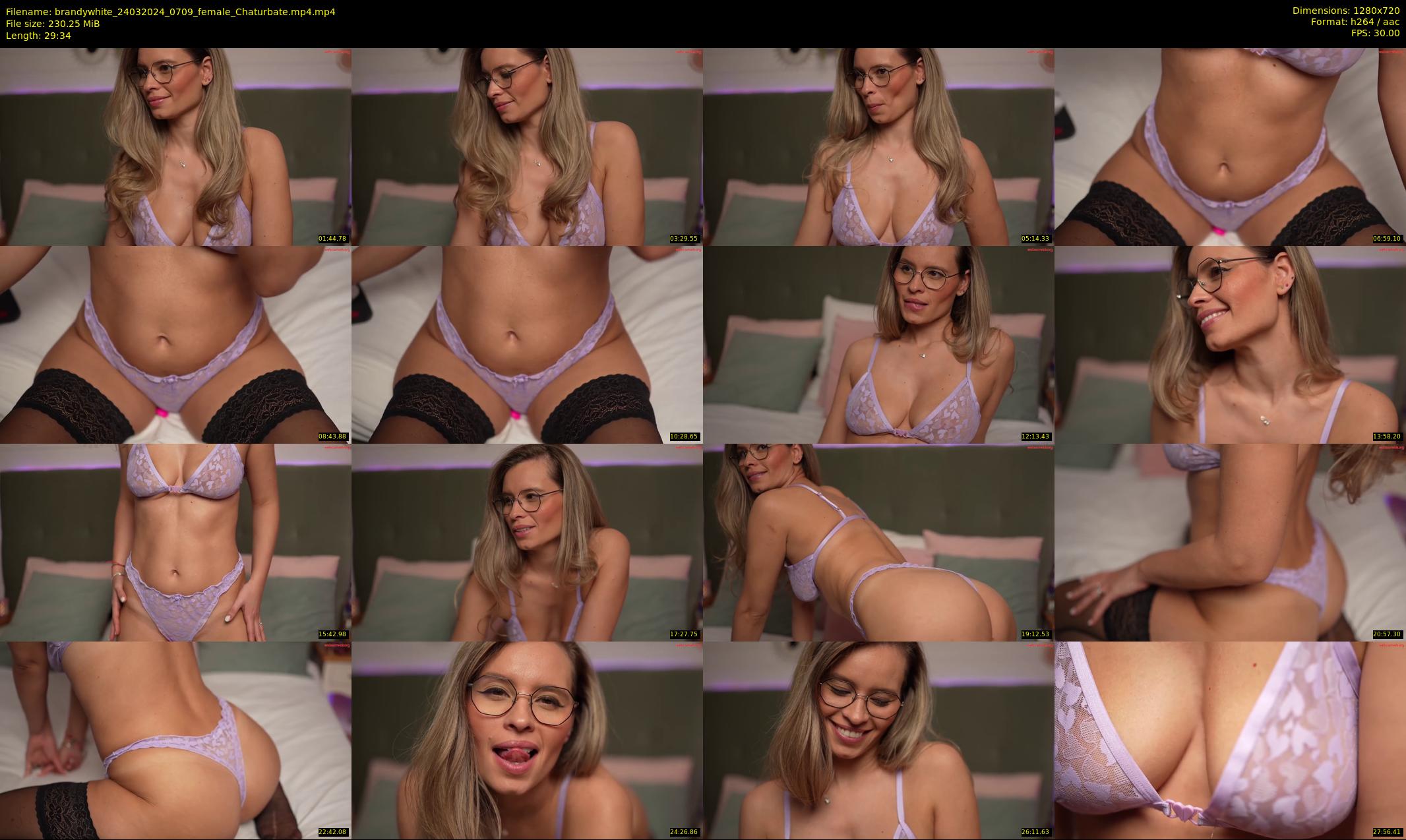 brandywhite — 30 minute Chaturbate female cam show recording, 720p, Mar 24, 2024