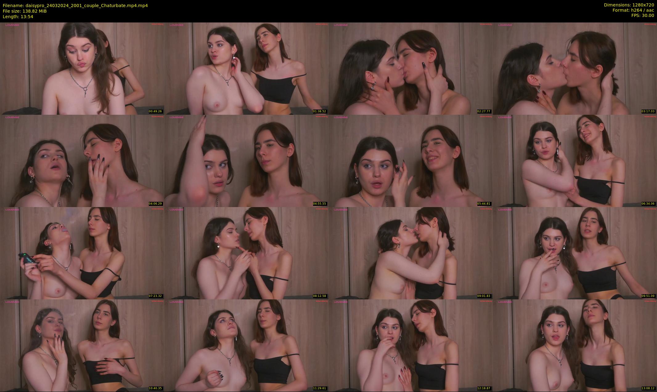 daisypro — 14 minute Chaturbate couple cam show recording, 720p, Mar 24, 2024
