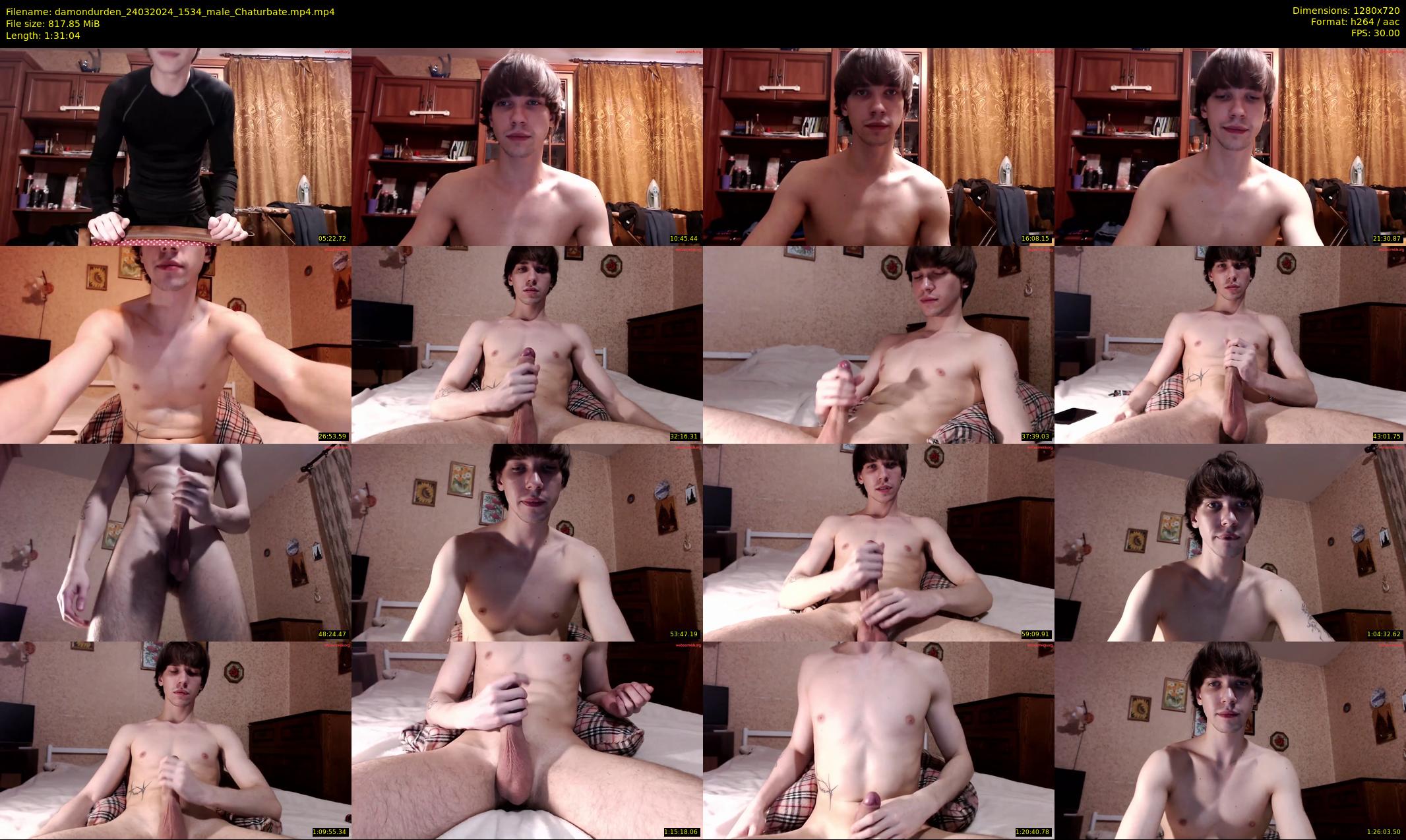 damondurden — 92 minute Chaturbate male cam show recording, 720p, Mar 24, 2024