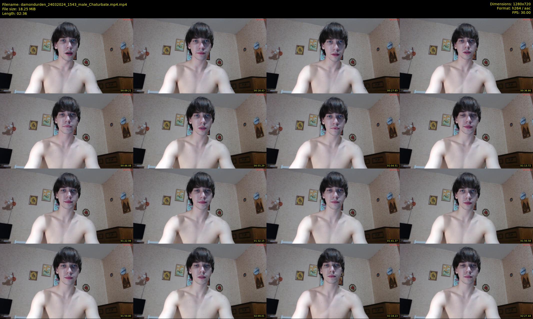 damondurden — 3 minute Chaturbate male cam show recording, 720p, Mar 24, 2024