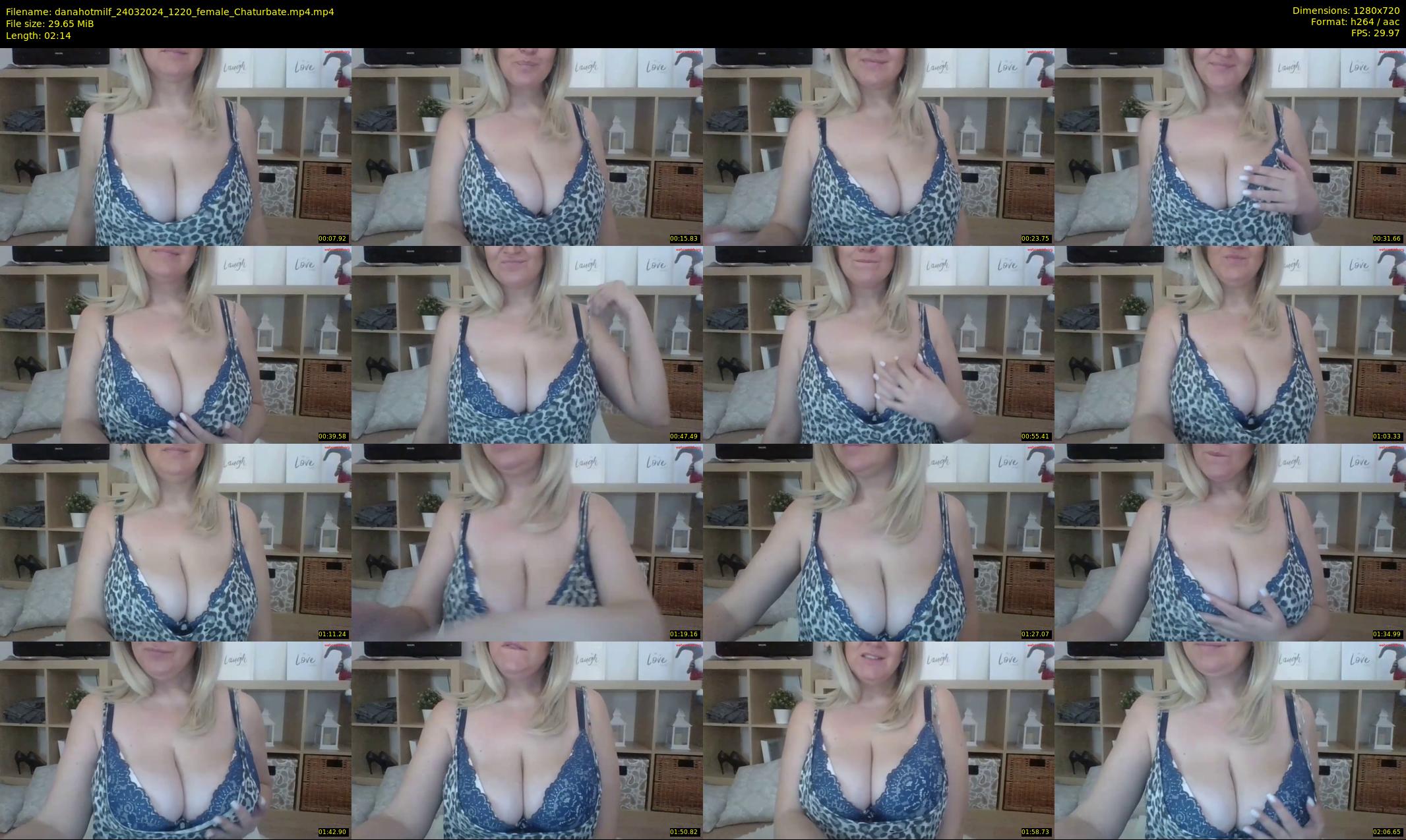 danahotmilf — 3 minute Chaturbate female cam show recording, 720p, Mar 24, 2024
