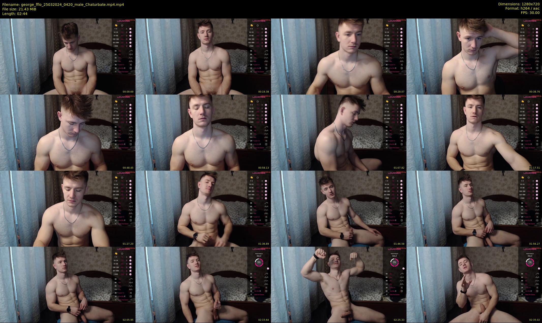 george_fflo — 3 minute Chaturbate male cam show recording, 720p, Mar 25, 2024