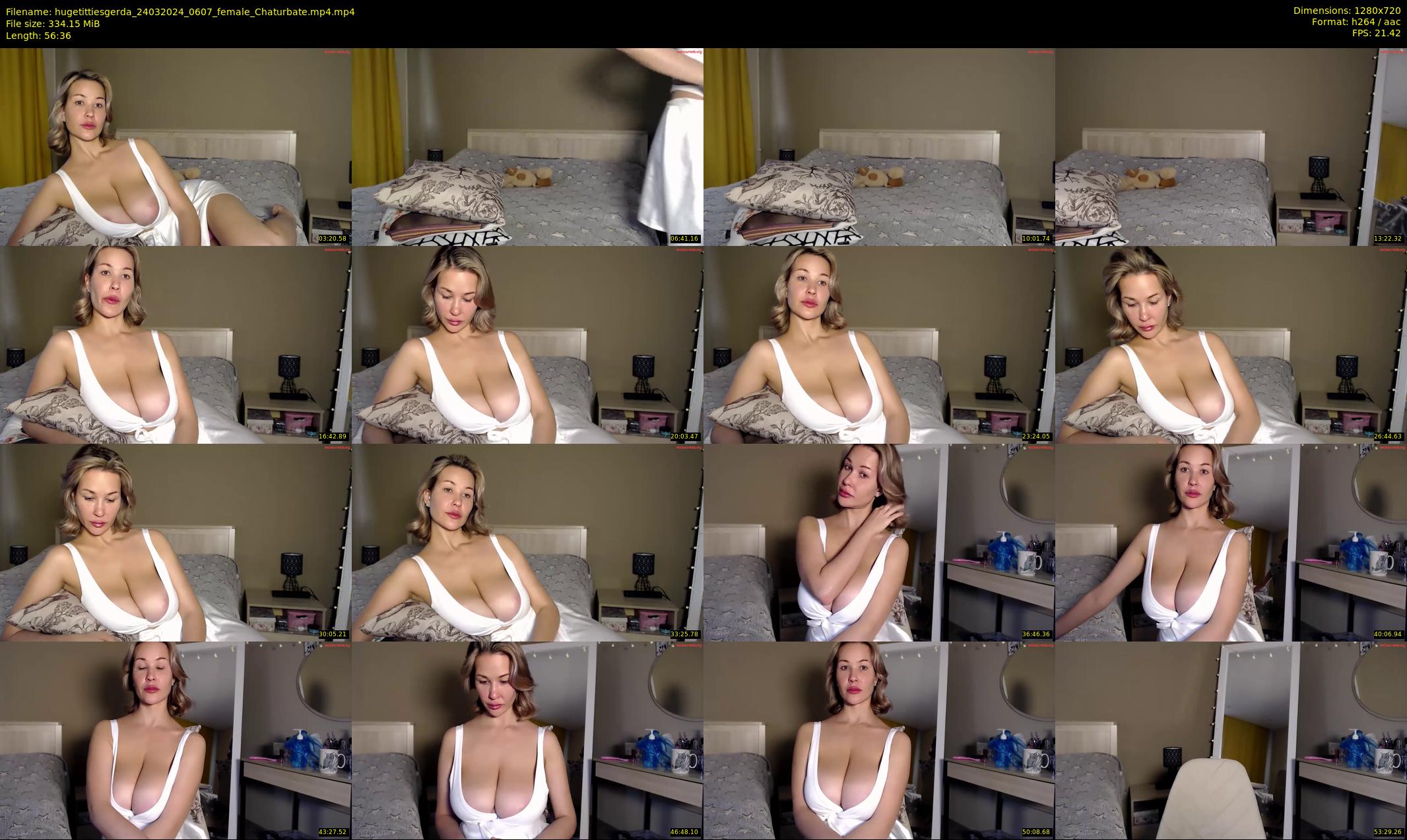 hugetittiesgerda — 57 minute Chaturbate female cam show recording, 720p, Mar 24, 2024
