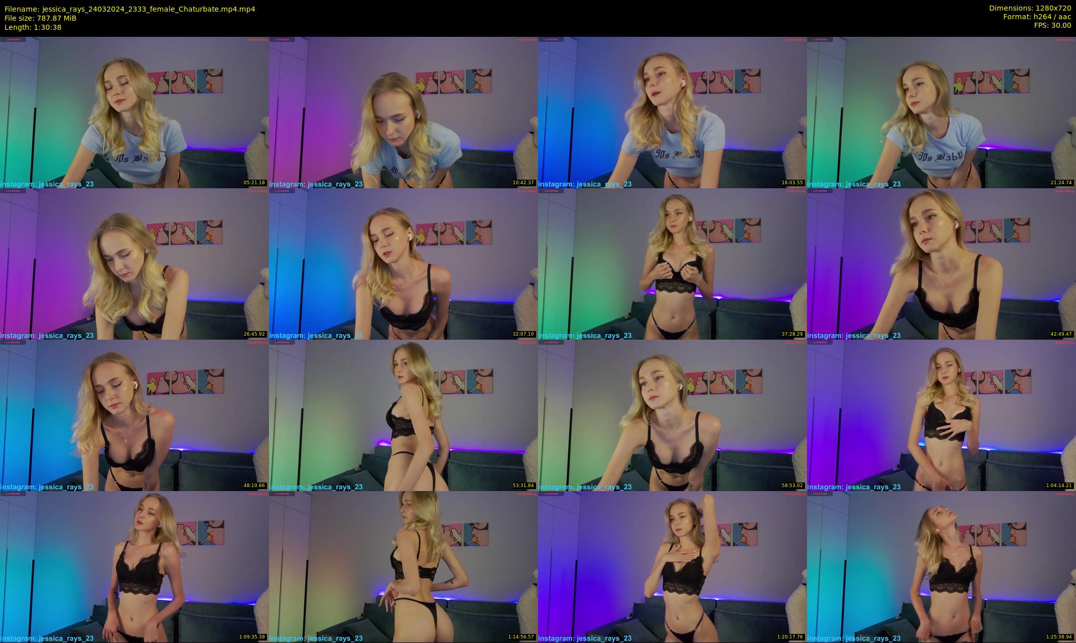 jessica_rays — 91 minute Chaturbate couple cam show recording, 720p, Mar 24, 2024