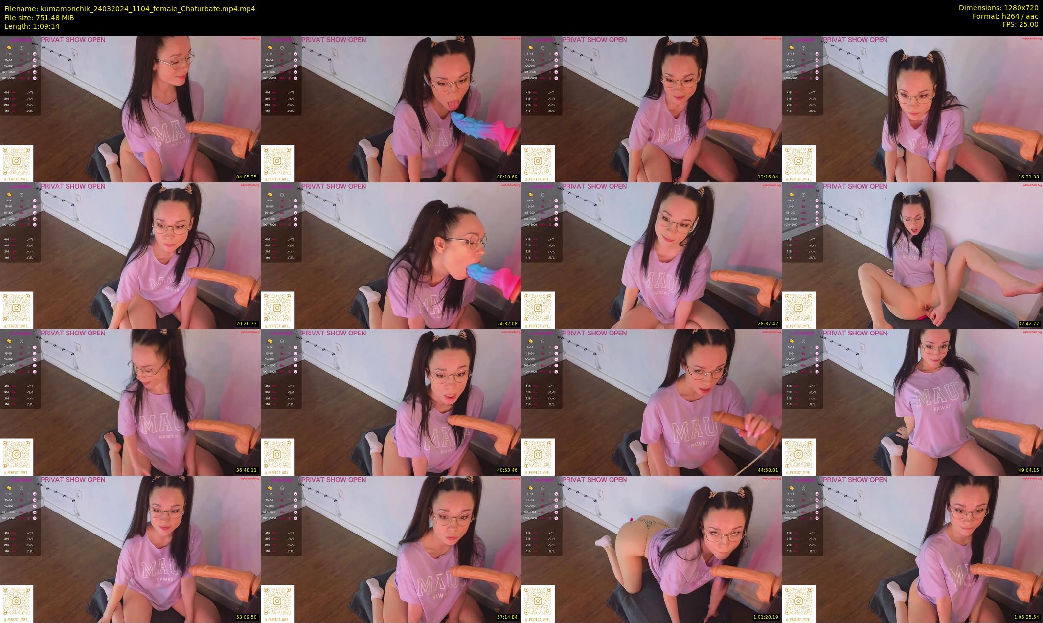 kumamonchik — 70 minute Chaturbate couple cam show recording, 720p, Mar 24, 2024