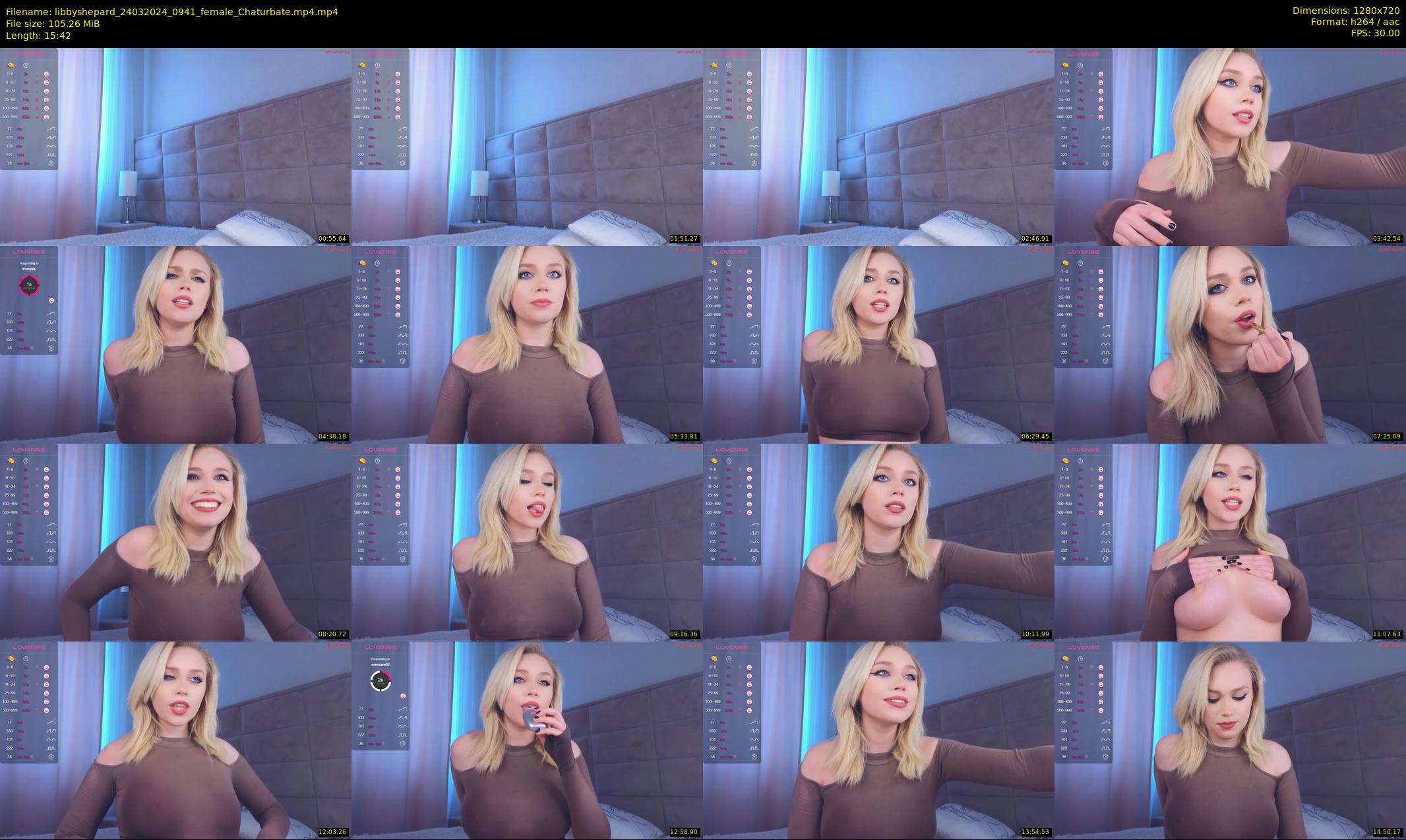 libbyshepard — 16 minute Chaturbate female cam show recording, 720p, Mar 24, 2024