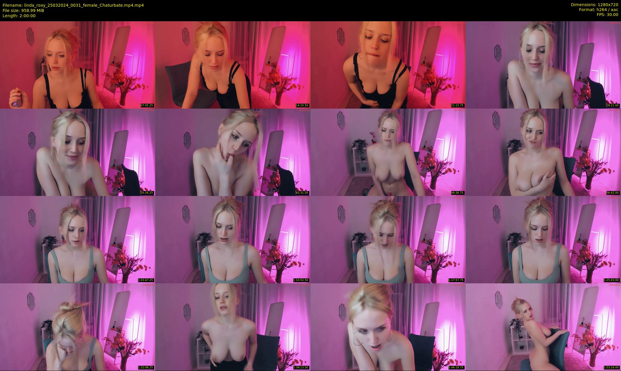linda_roxy — 120 minute Chaturbate female cam show recording, 720p, Mar 25, 2024