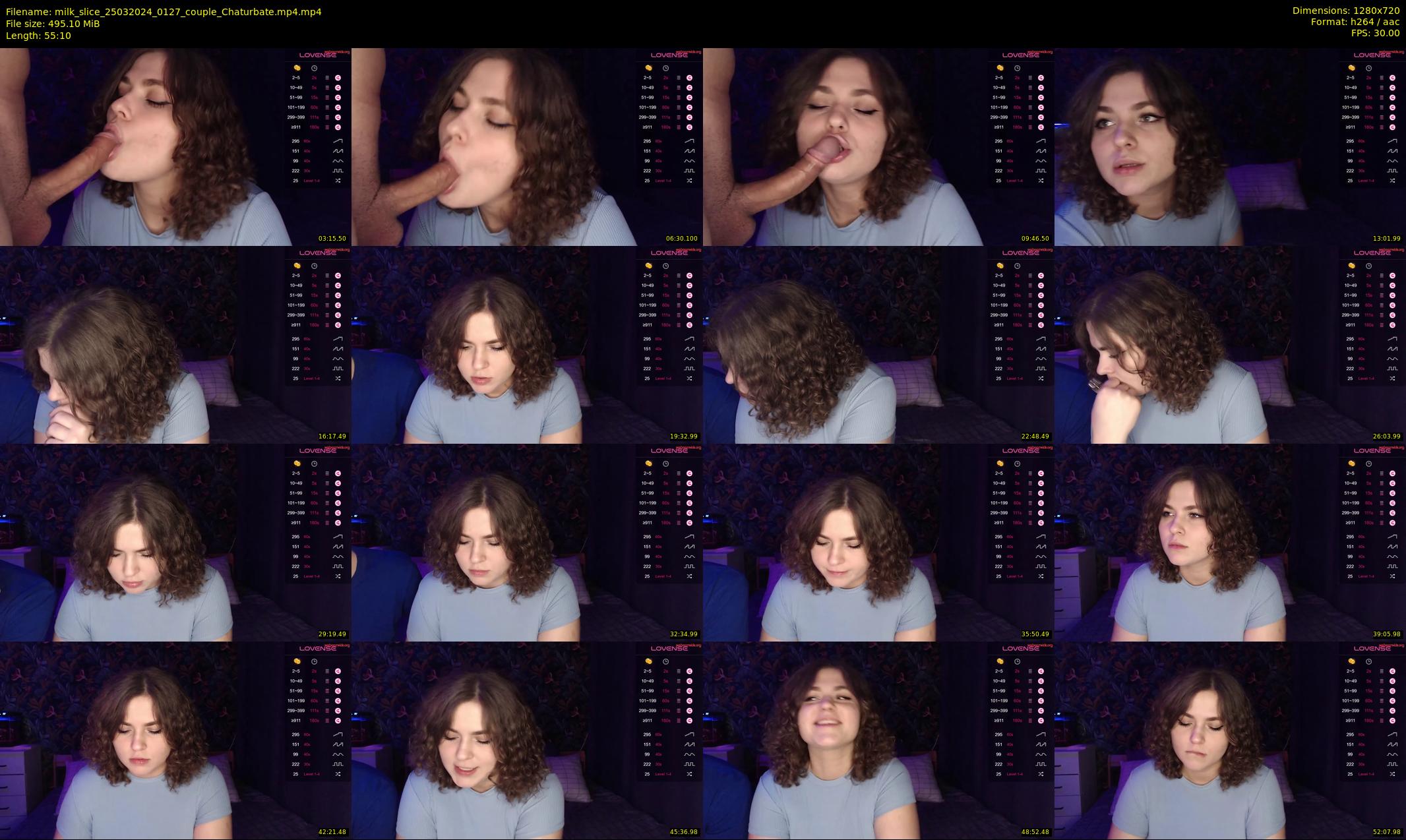 milk_slice — 56 minute Chaturbate couple cam show recording, 720p, Mar 25, 2024