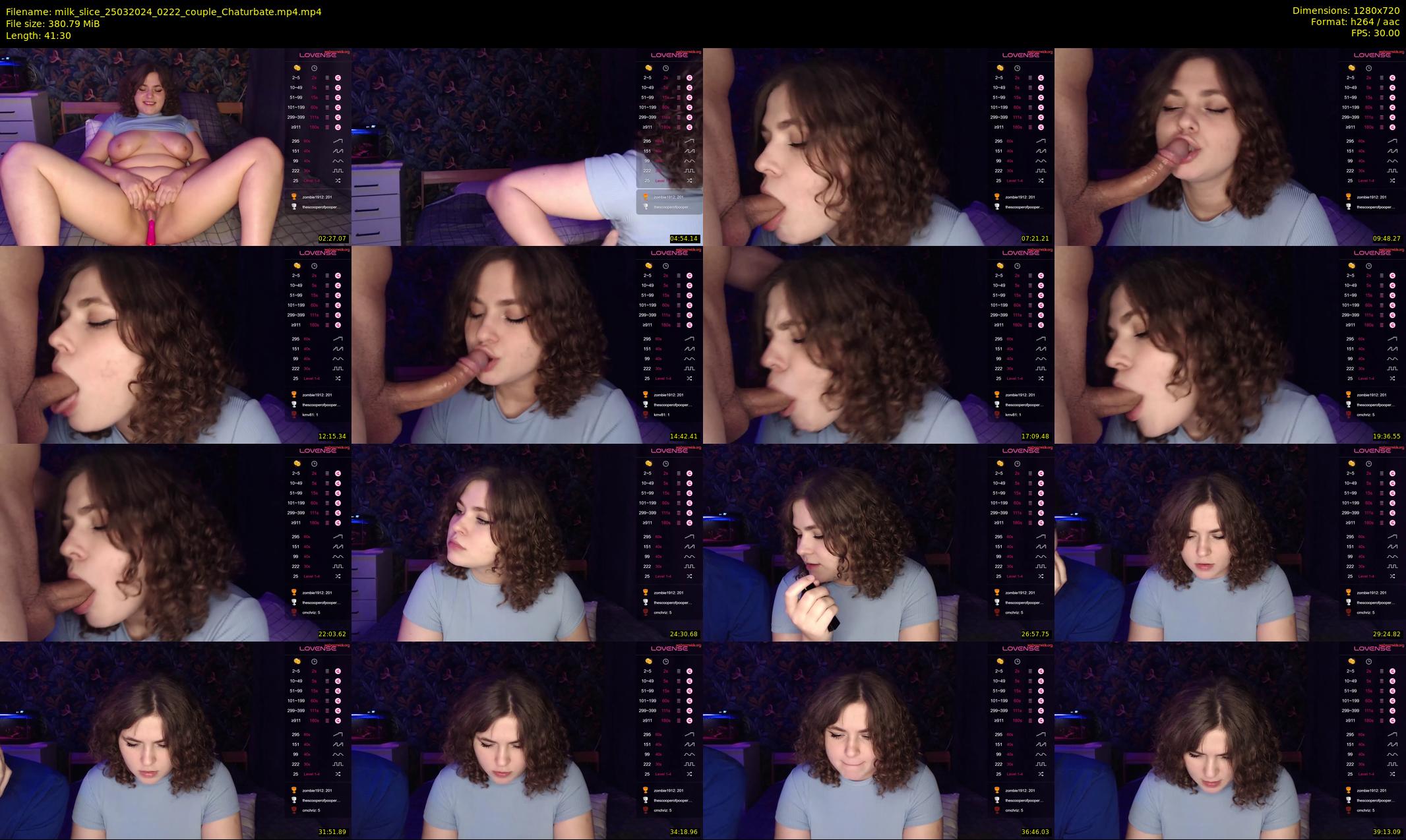 milk_slice — 42 minute Chaturbate couple cam show recording, 720p, Mar 25, 2024