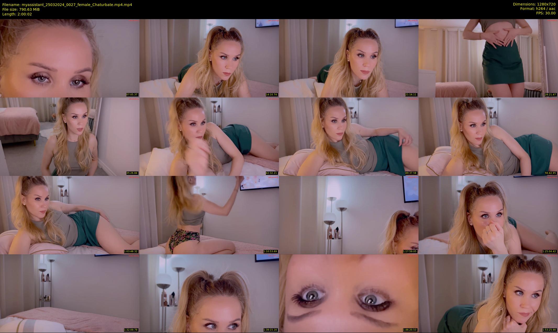 myassistant — 121 minute Chaturbate female cam show recording, 720p, Mar 25, 2024