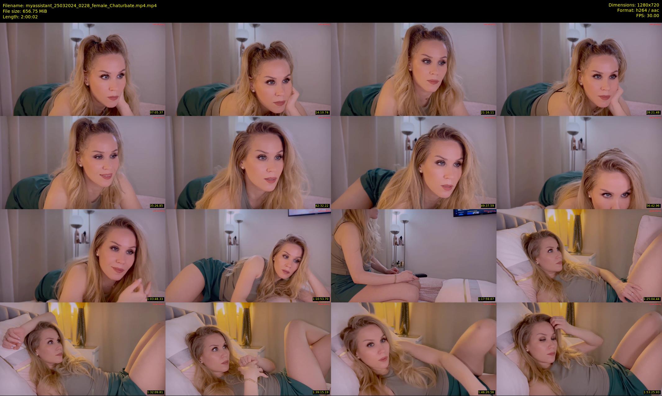 myassistant — 121 minute Chaturbate female cam show recording, 720p, Mar 25, 2024