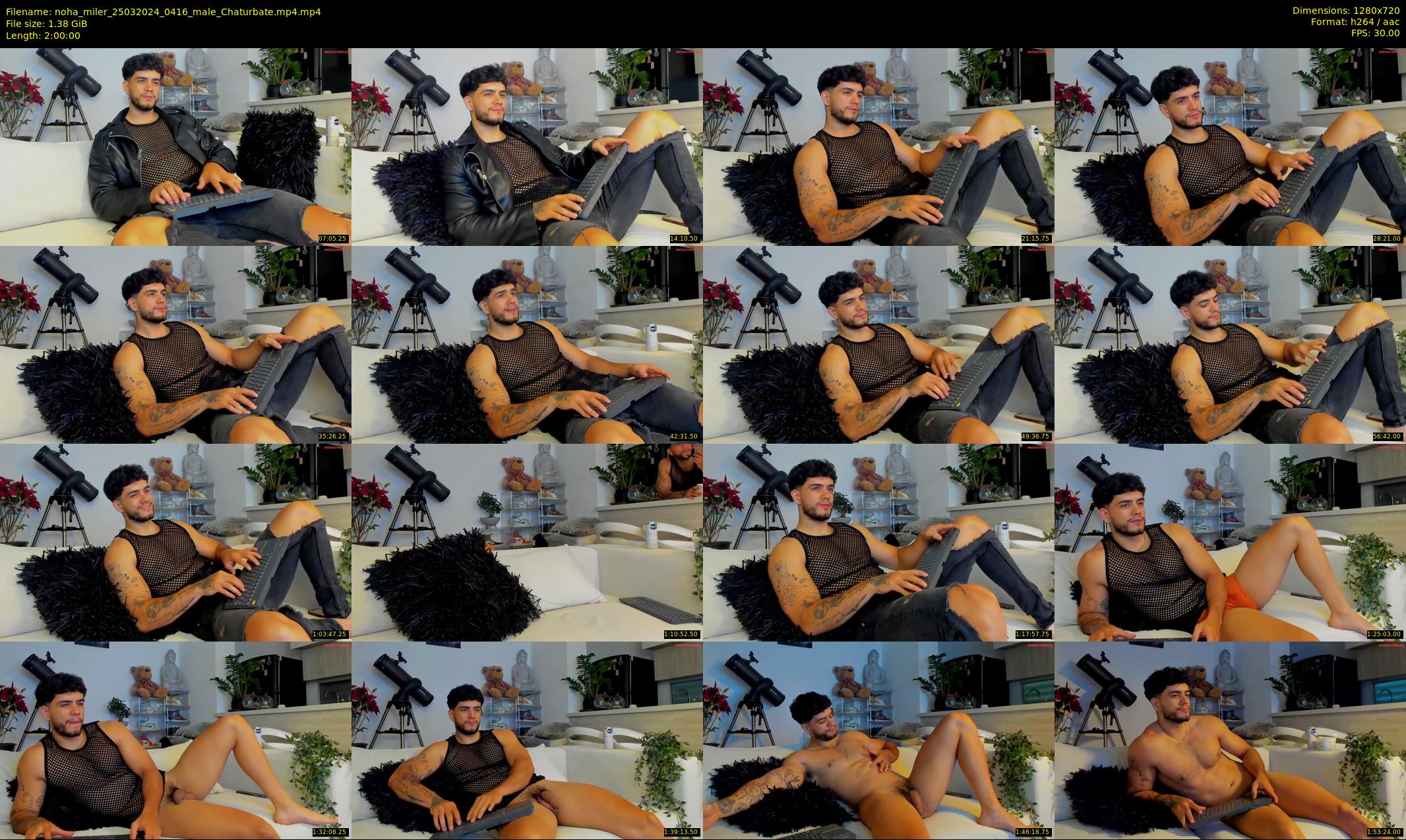 noha_miler — 120 minute Chaturbate male cam show recording, 720p, Mar 25, 2024