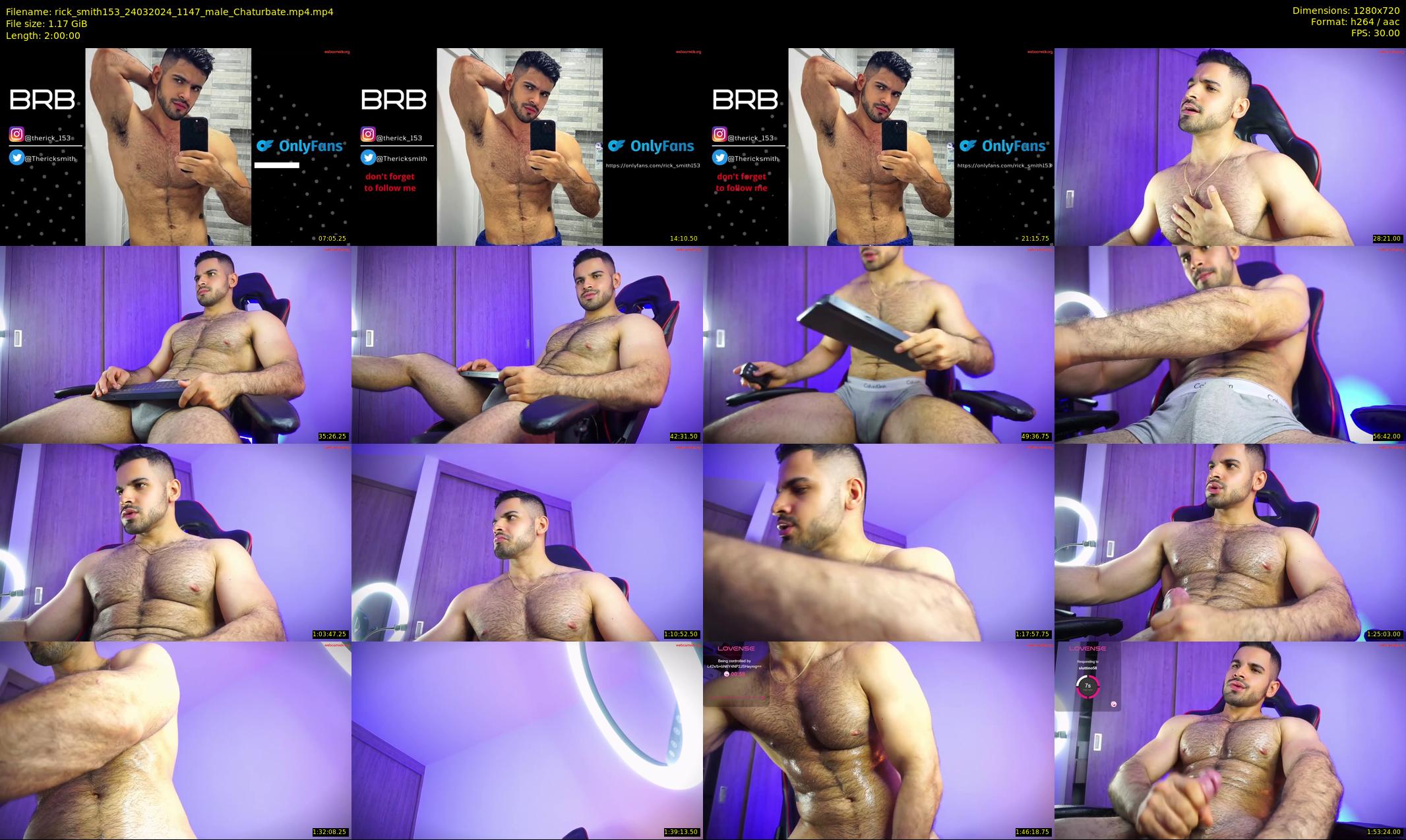 rick_smith153 — 120 minute Chaturbate male cam show recording, 720p, Mar 24, 2024