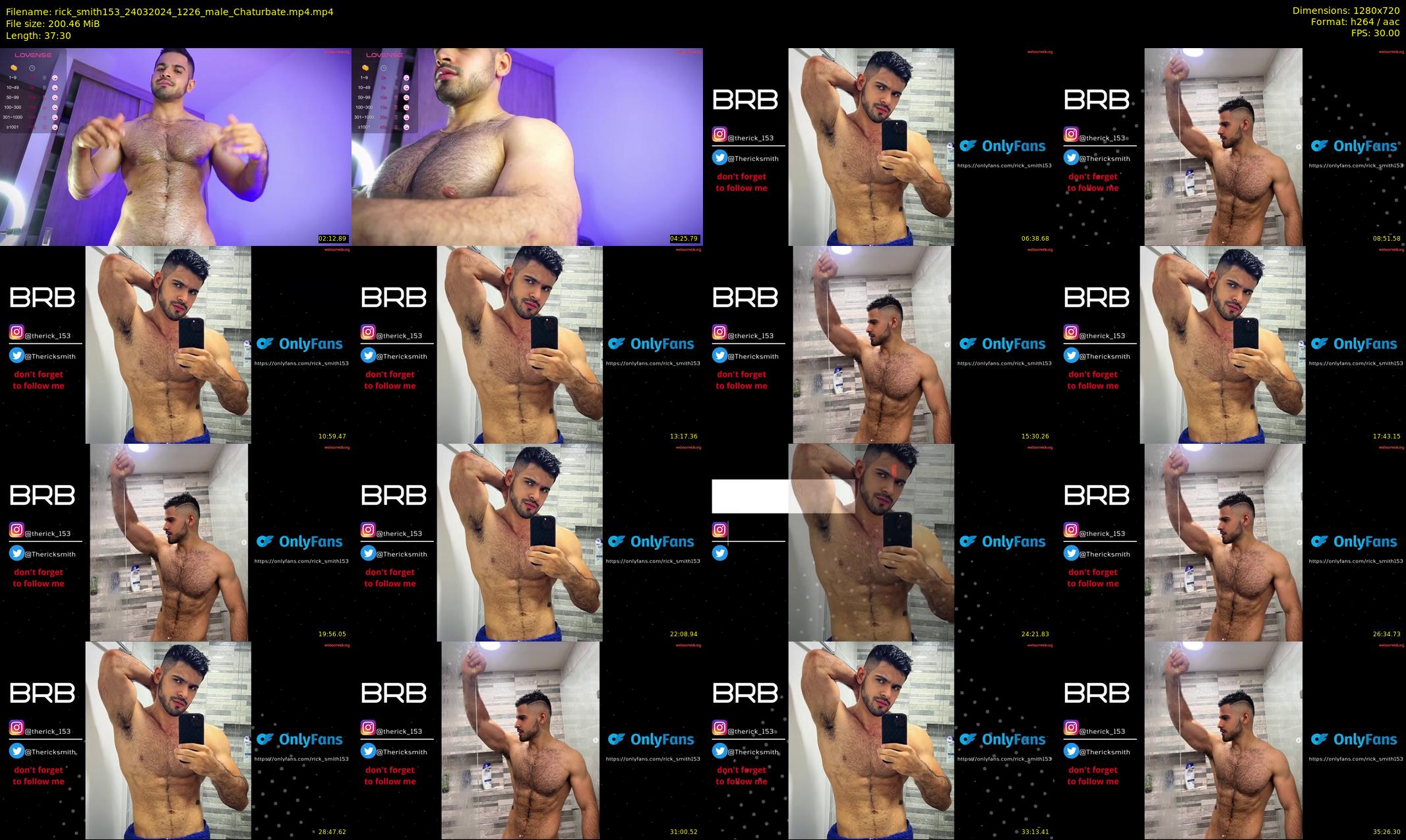 rick_smith153 — 38 minute Chaturbate male cam show recording, 720p, Mar 24, 2024