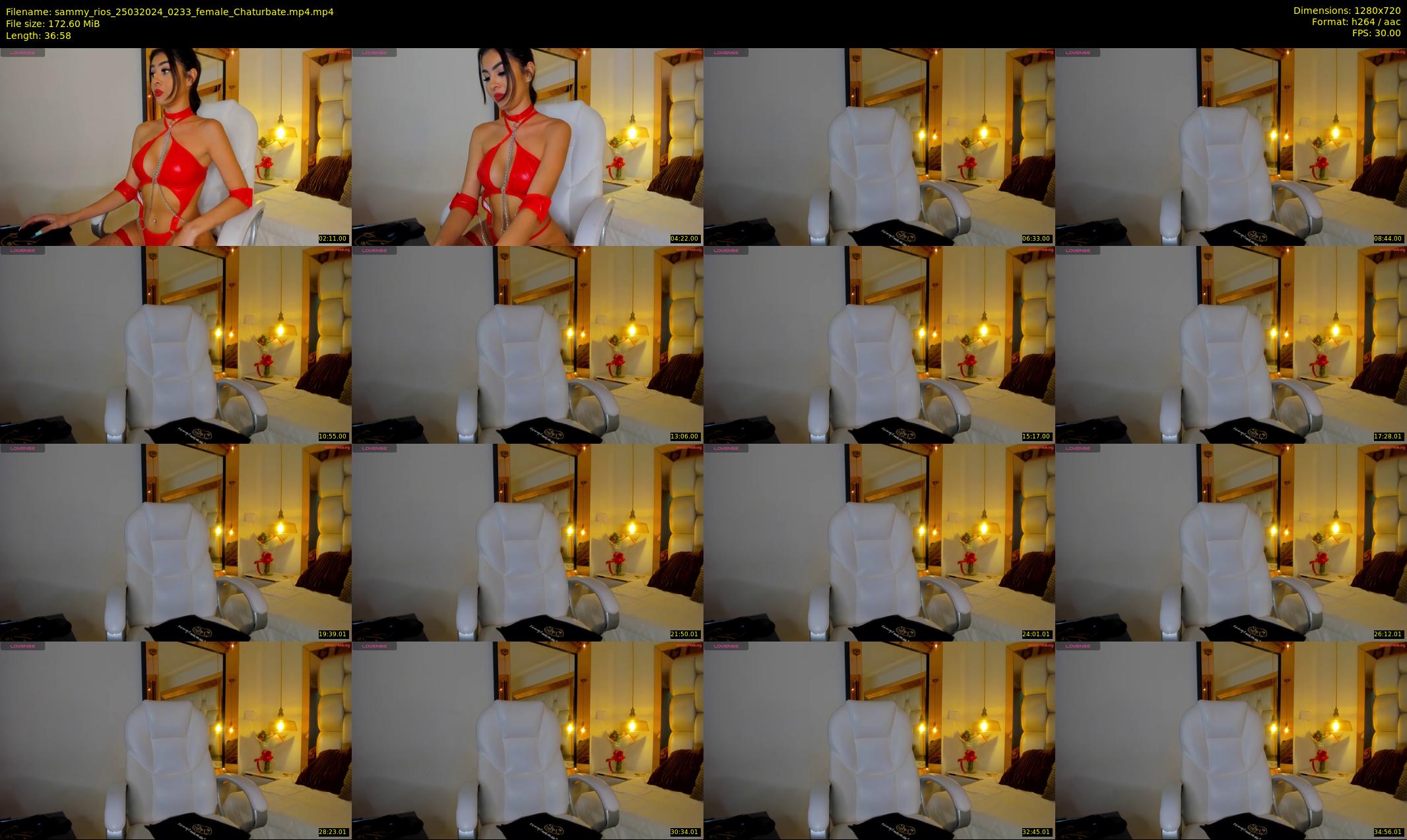 sammy_rios — 37 minute Chaturbate female cam show recording, 720p, Mar 25, 2024