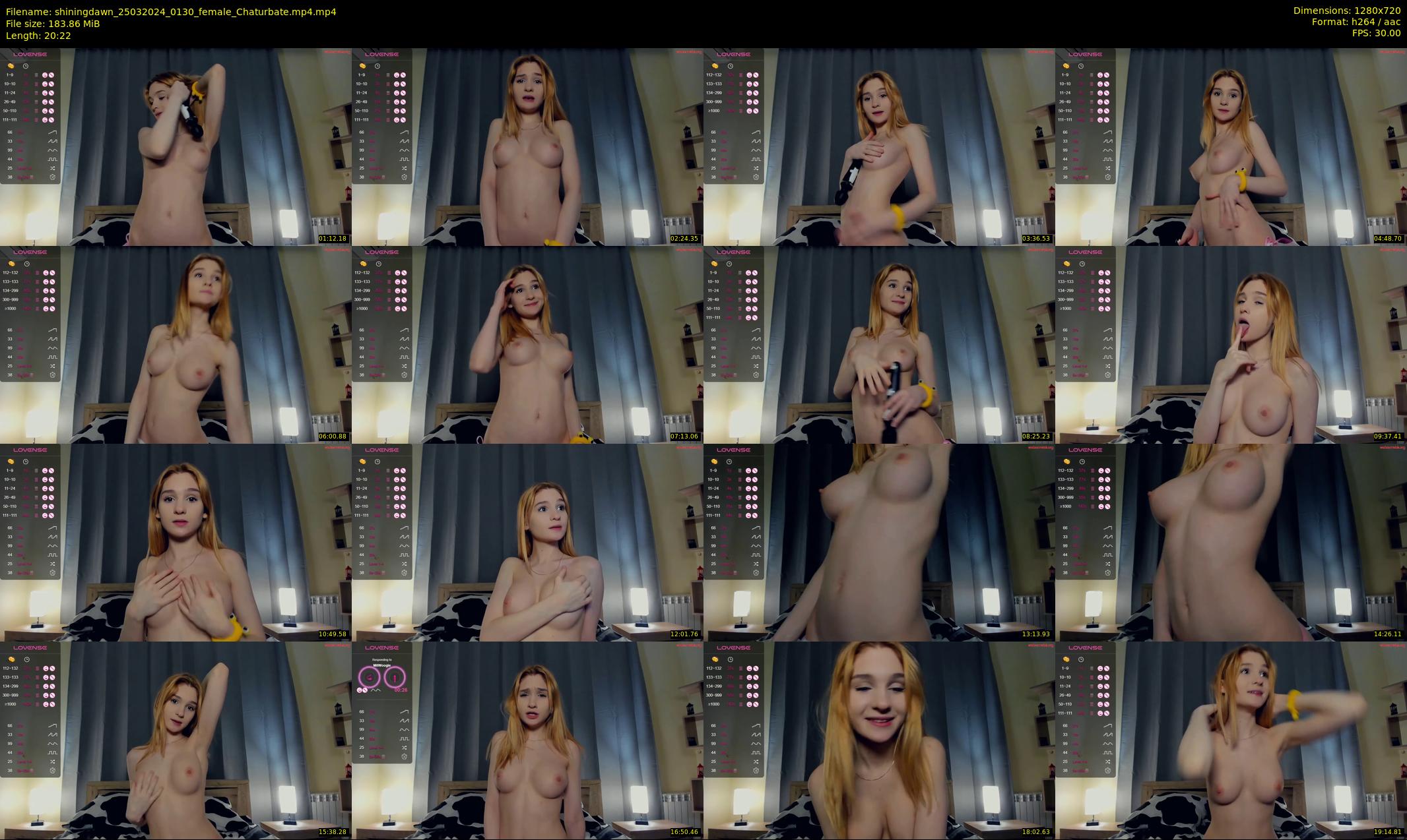 shiningdawn — 21 minute Chaturbate female cam show recording, 720p, Mar 25, 2024