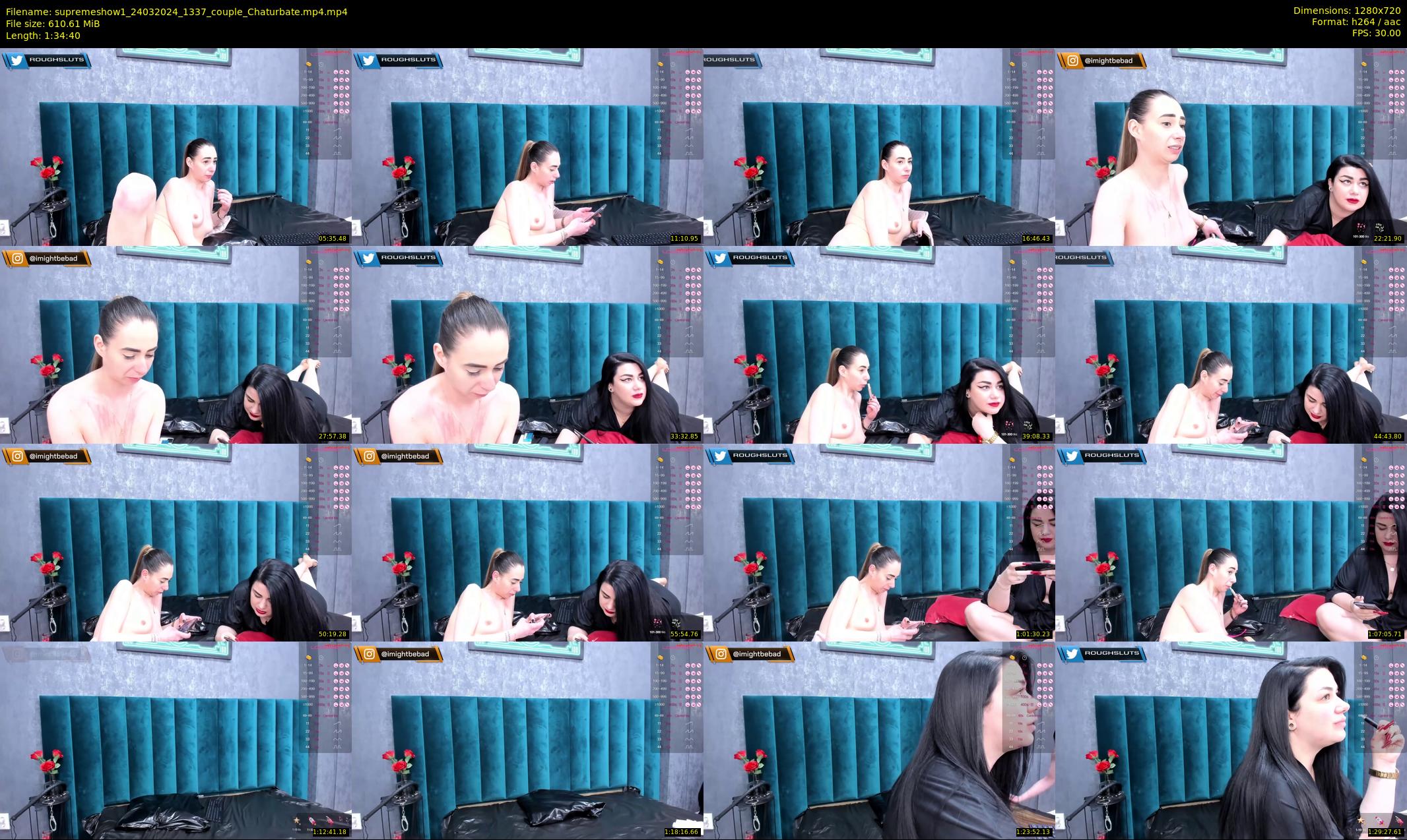 supremeshow1 — 95 minute Chaturbate couple cam show recording, 720p, Mar 24, 2024