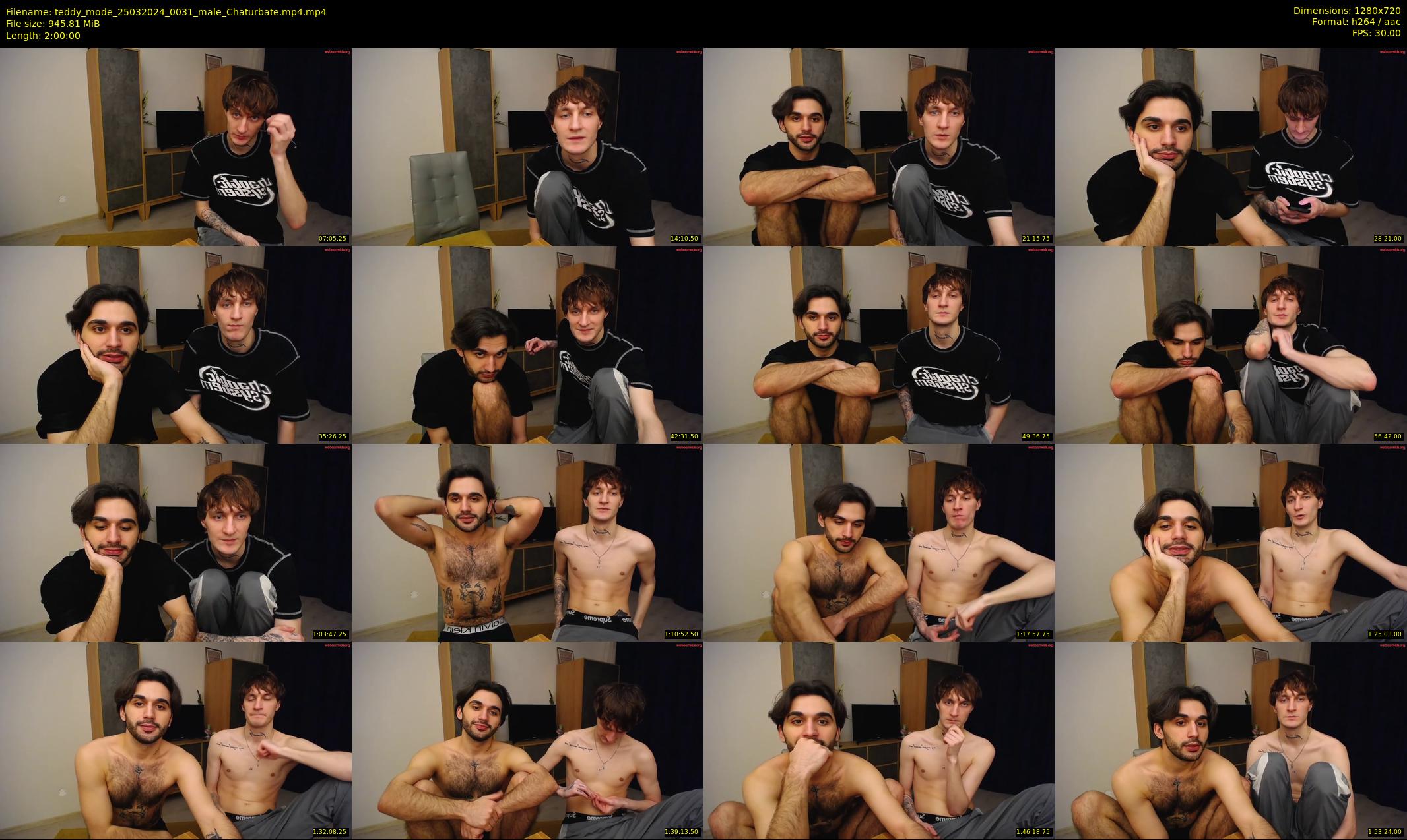 teddy_mode — 120 minute Chaturbate couple cam show recording, 720p, Mar 25, 2024