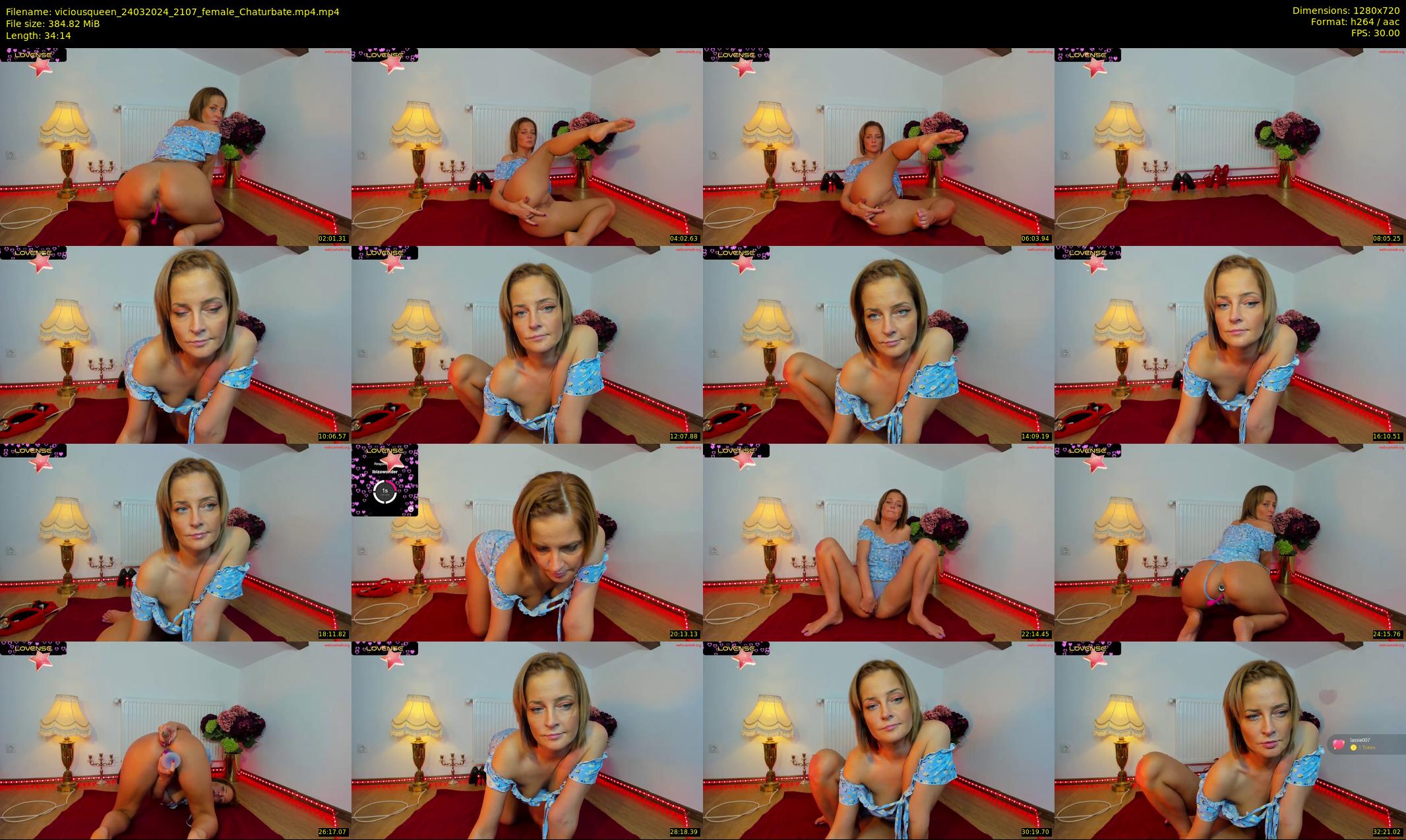 viciousqueen — 35 minute Chaturbate female cam show recording, 720p, Mar 24, 2024