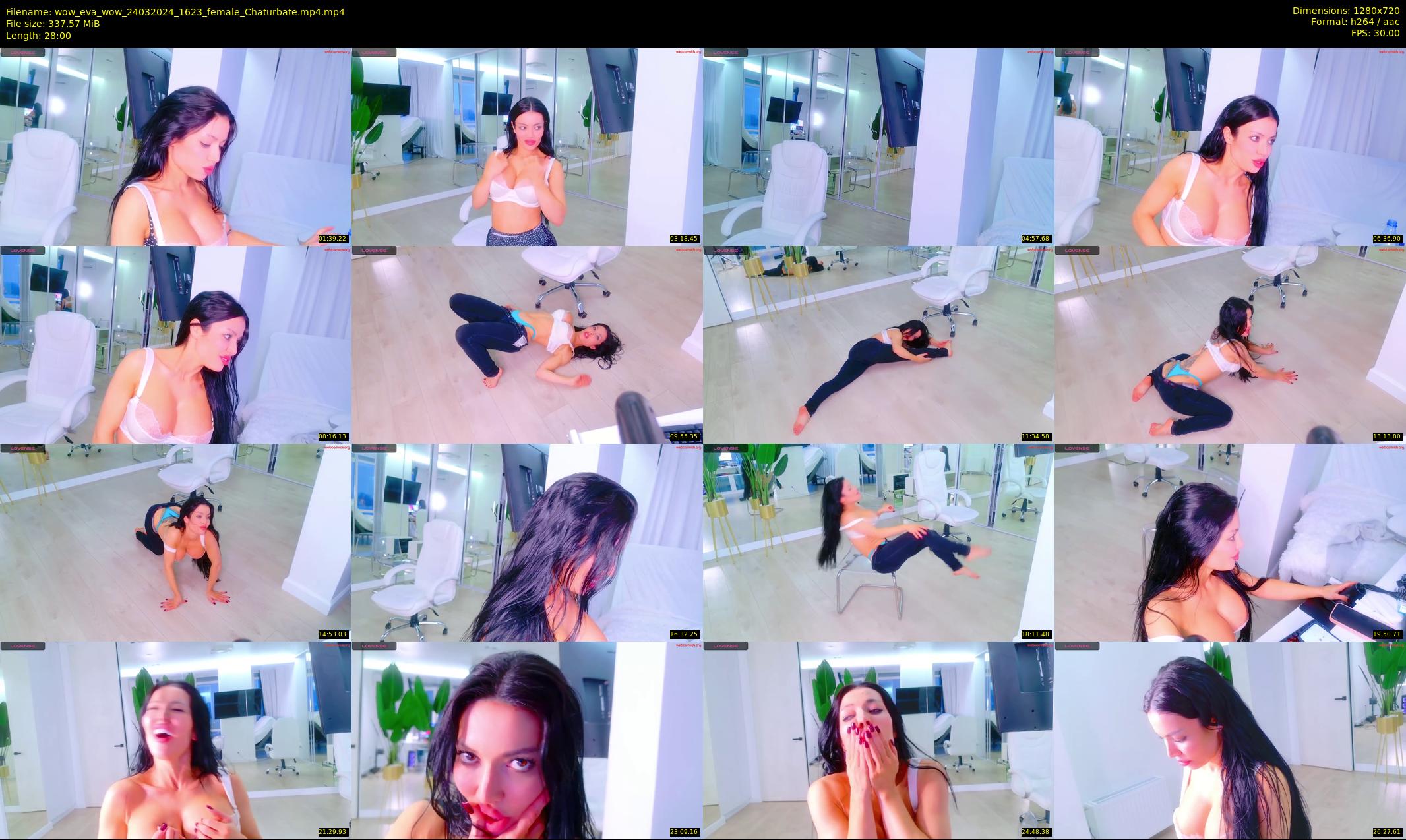 wow_eva_wow — 28 minute Chaturbate female cam show recording, 720p, Mar 24, 2024