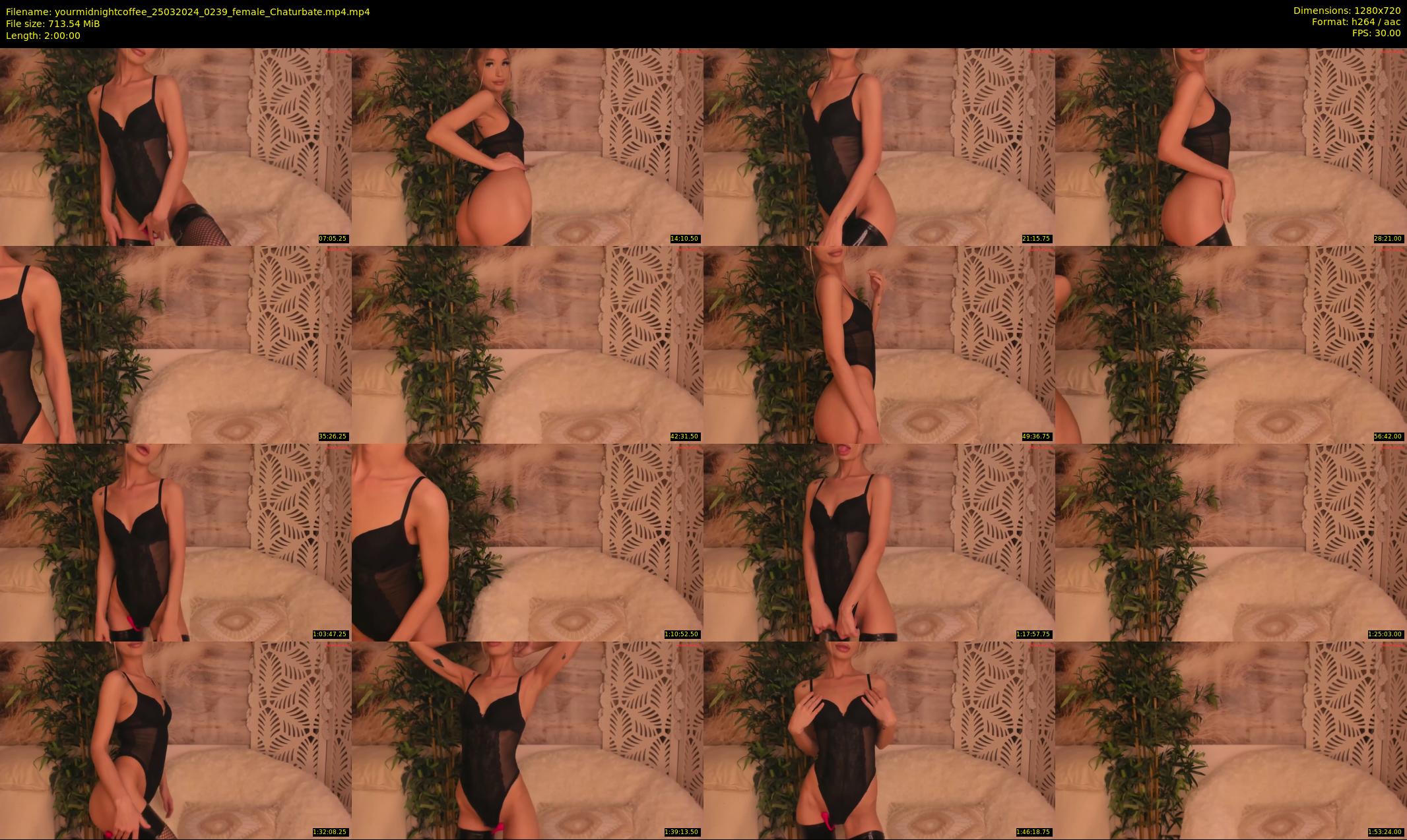 yourmidnightcoffee — 120 minute Chaturbate female cam show recording, 720p, Mar 25, 2024