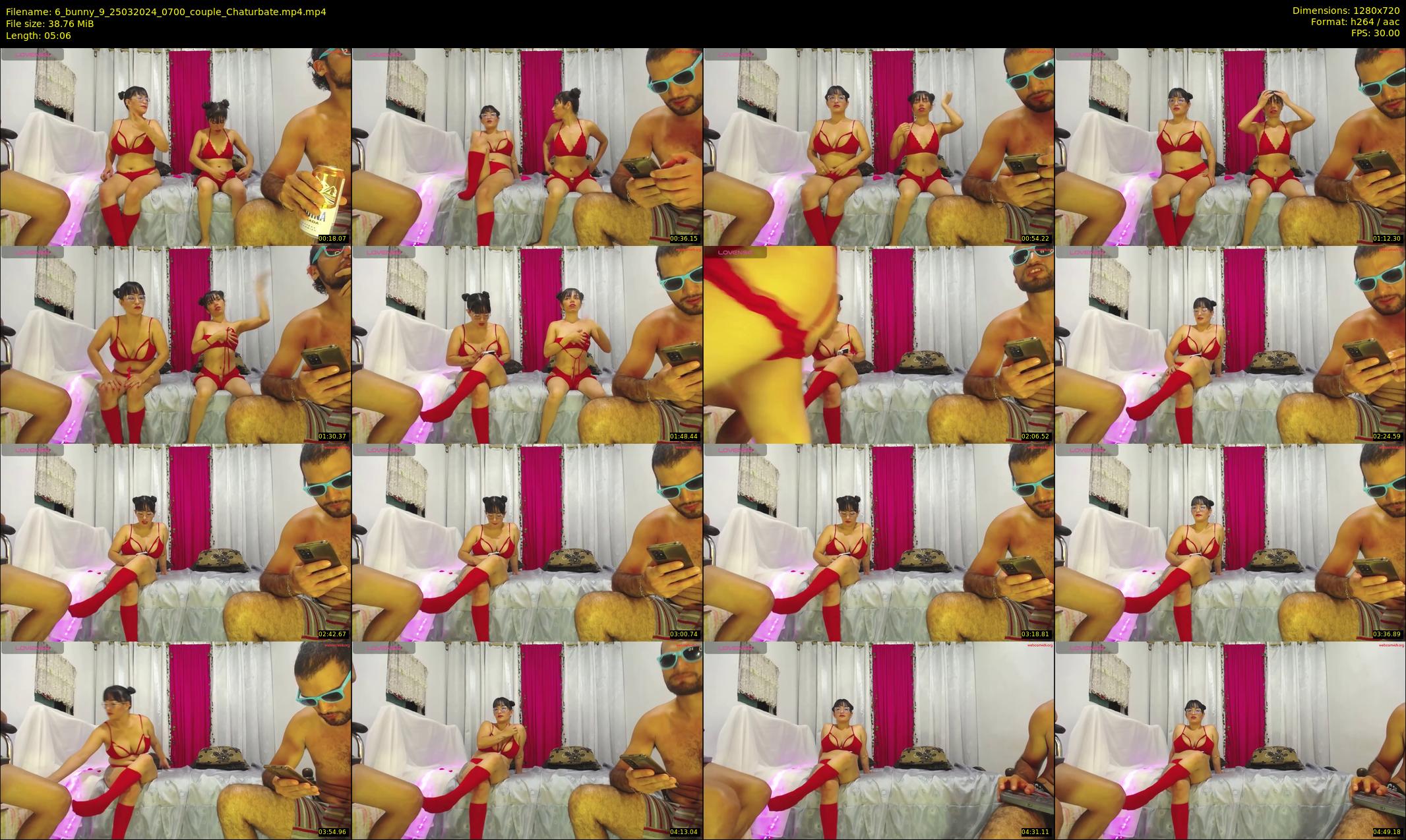 6_bunny_9 — 6 minute Chaturbate couple cam show recording, 720p, Mar 25, 2024