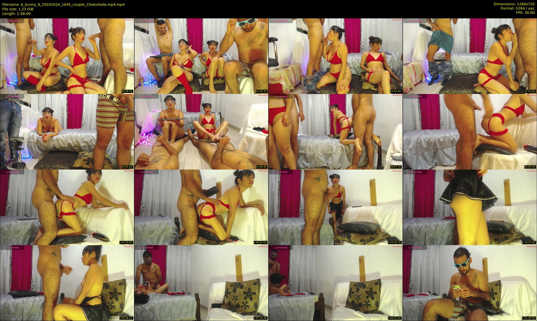 6_bunny_9 — 118 minute Chaturbate couple cam show recording, 720p, Mar 25, 2024