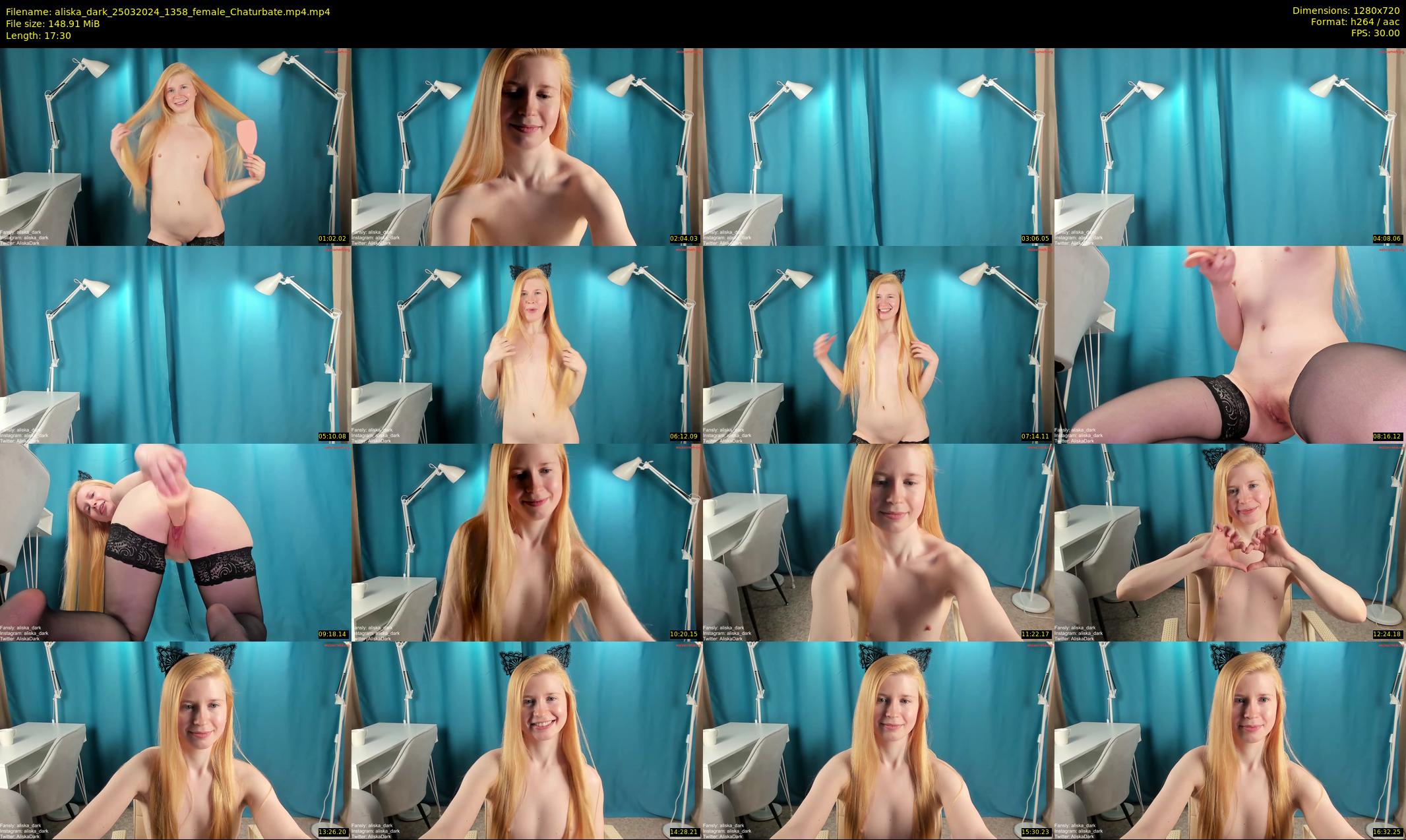 aliska_dark — 18 minute Chaturbate female cam show recording, 720p, Mar 25, 2024