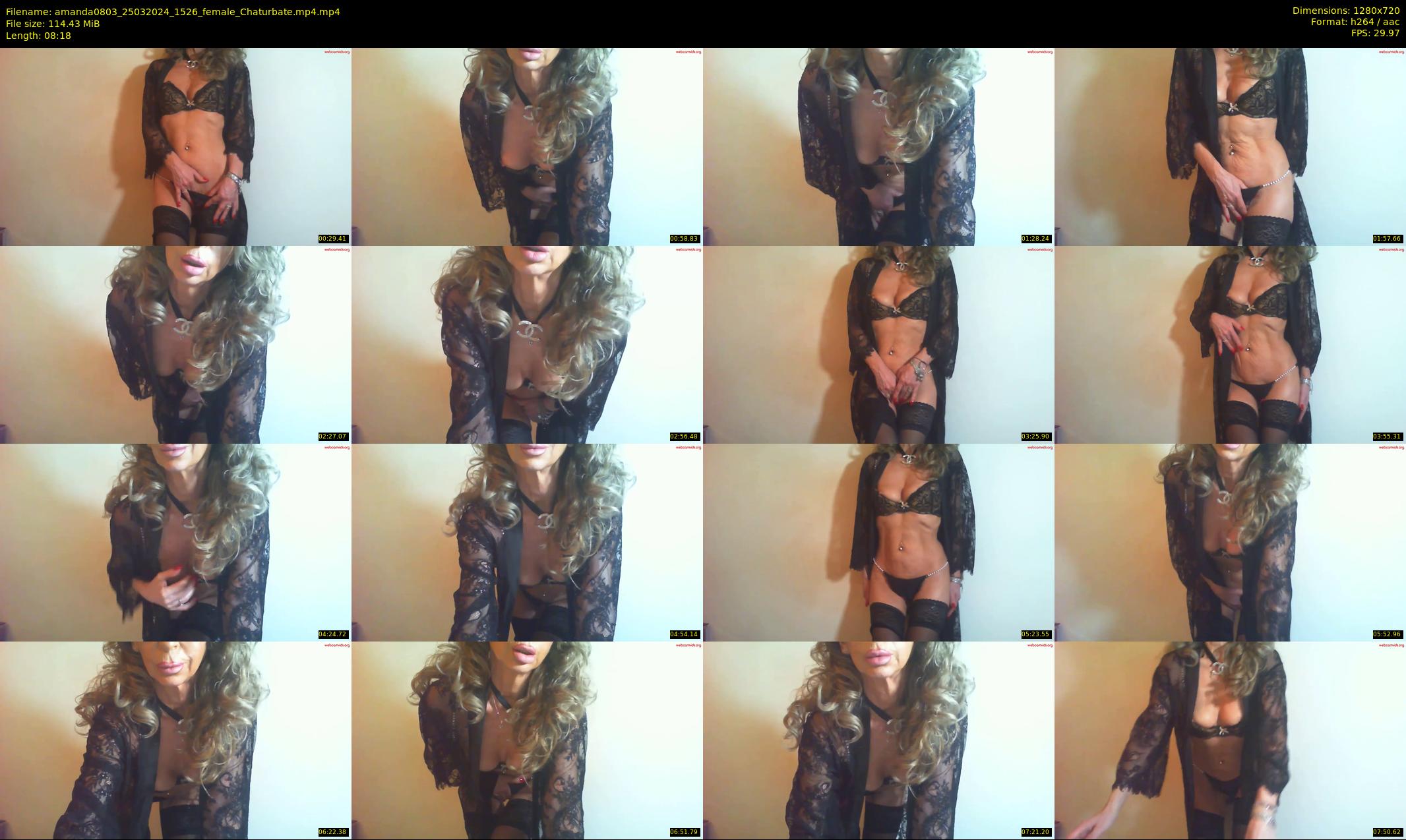 amanda0803 — 9 minute Chaturbate female cam show recording, 720p, Mar 25, 2024