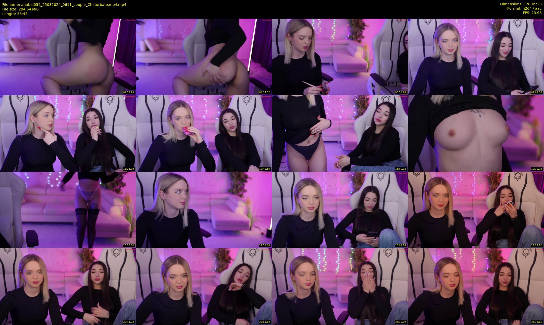 anabel054 — 39 minute Chaturbate female cam show recording, 720p, Mar 25, 2024